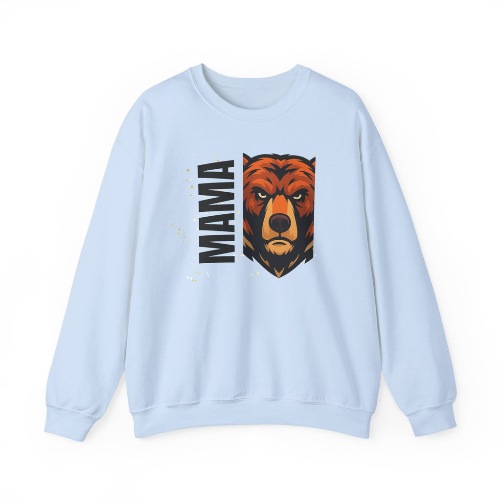 Mama Bear Sweatshirt — Bold Bear Graphic Crewneck for Moms