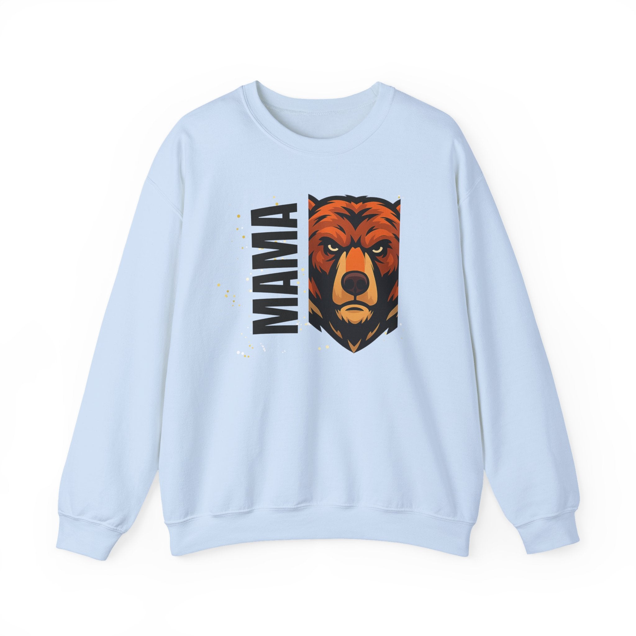 Mama Bear Sweatshirt — Bold Bear Graphic Crewneck for Moms