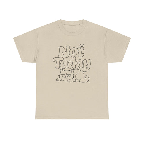 Not Today Cat T-Shirt — Grumpy Cat Graphic Tee