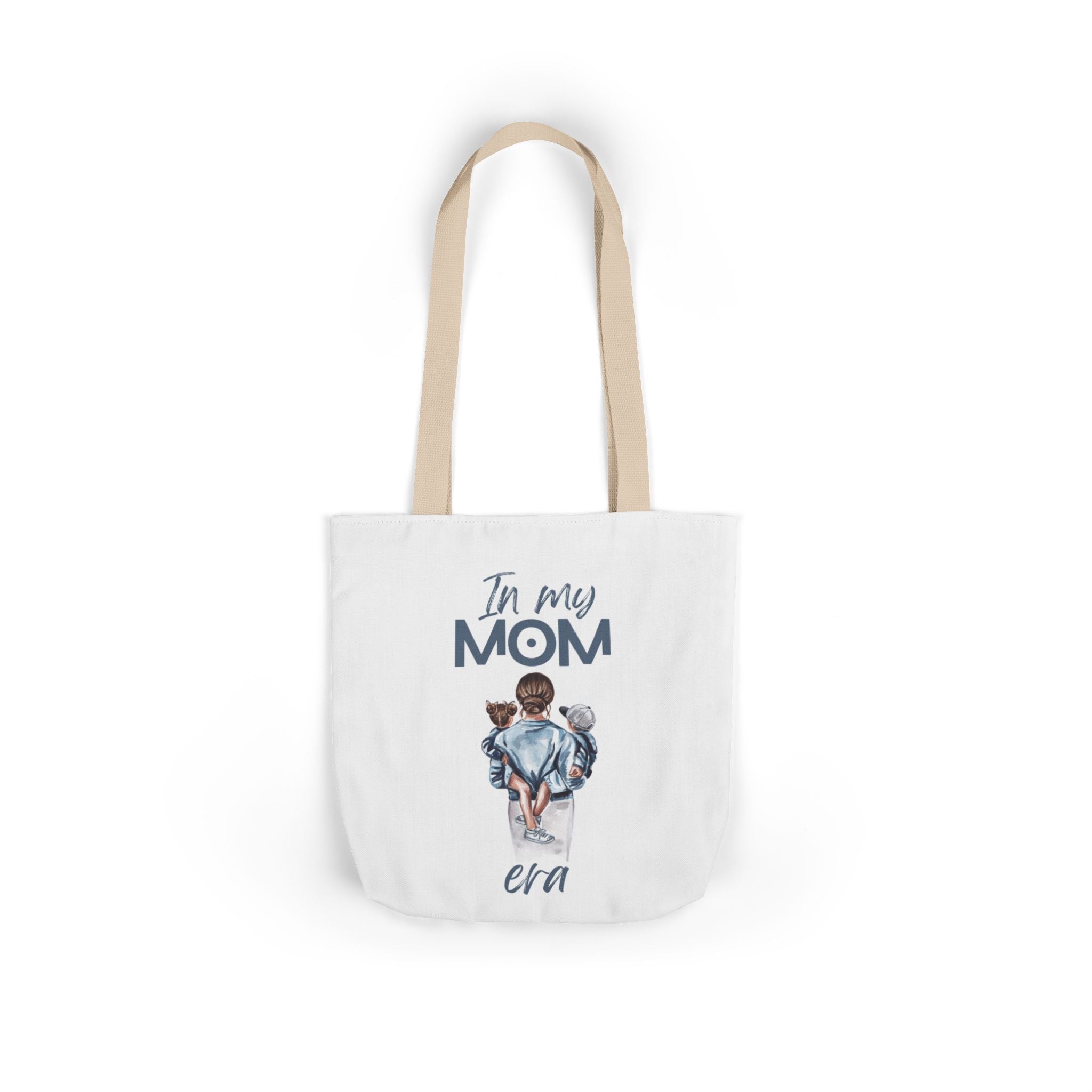 In my Mom Era - Canvas Tote Bag, 5-Color Straps