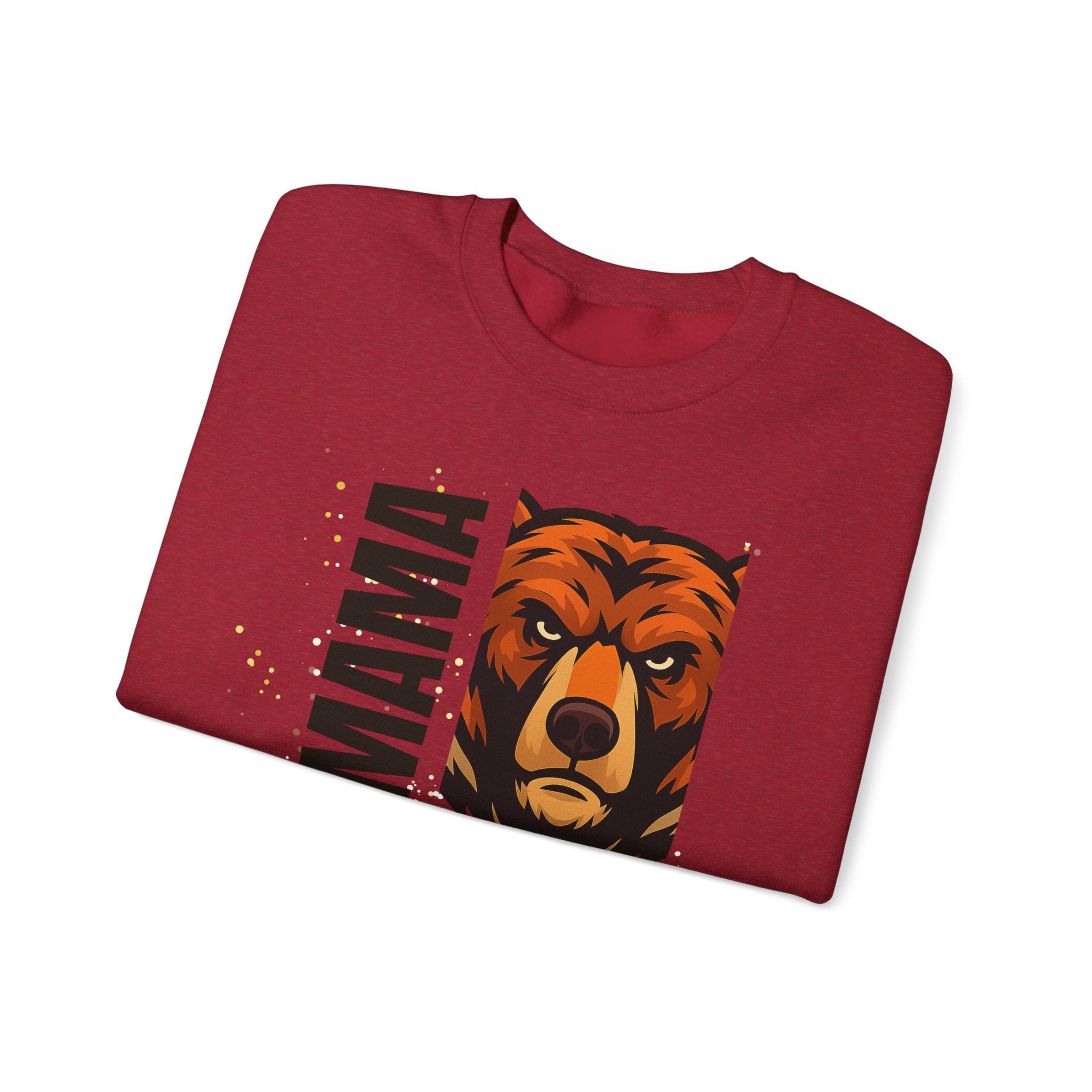 Mama Bear Sweatshirt — Bold Bear Graphic Crewneck for Moms