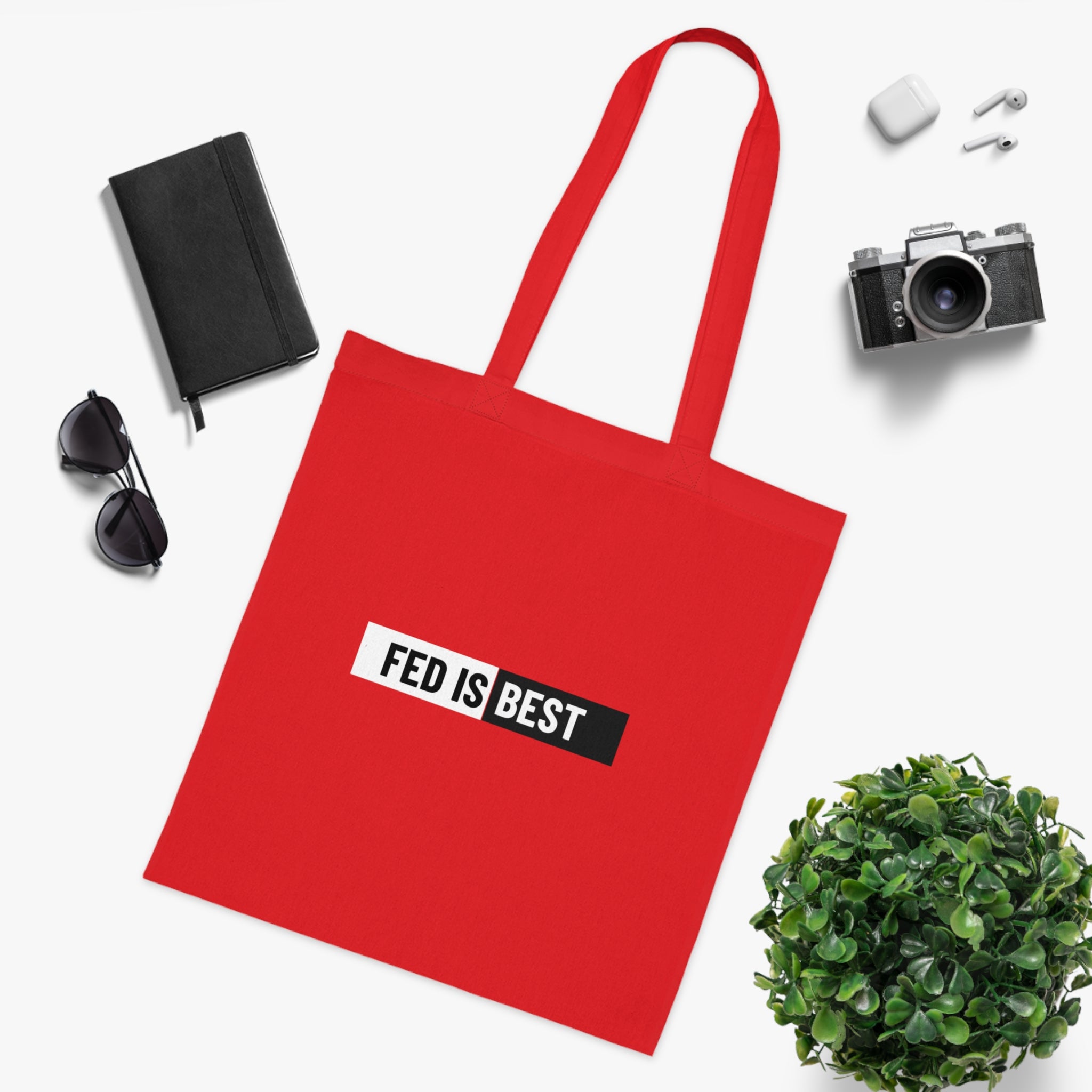 Fed Is Best Cotton Tote Bag