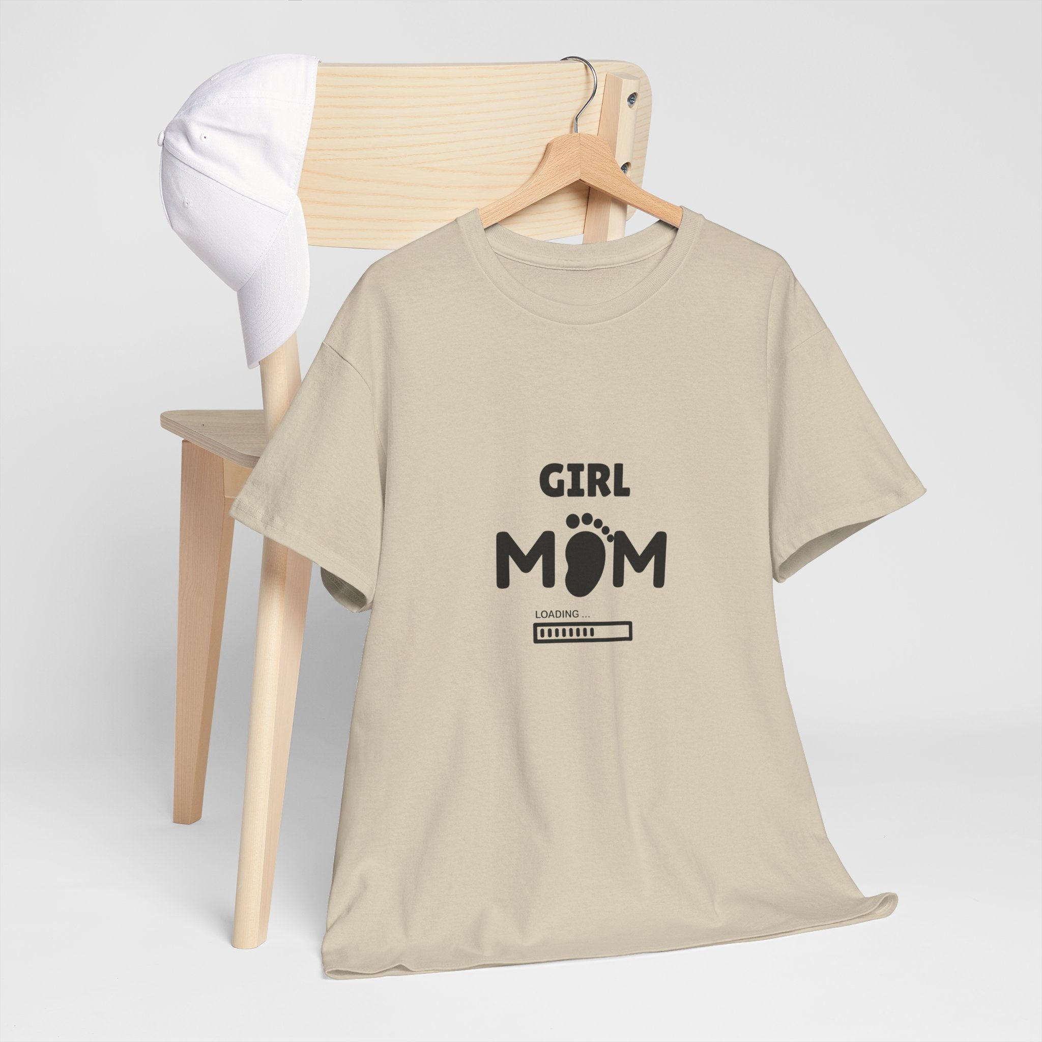 Girl Mom Pregnancy Tee — Cute Pregnancy Announcement T‑Shirt