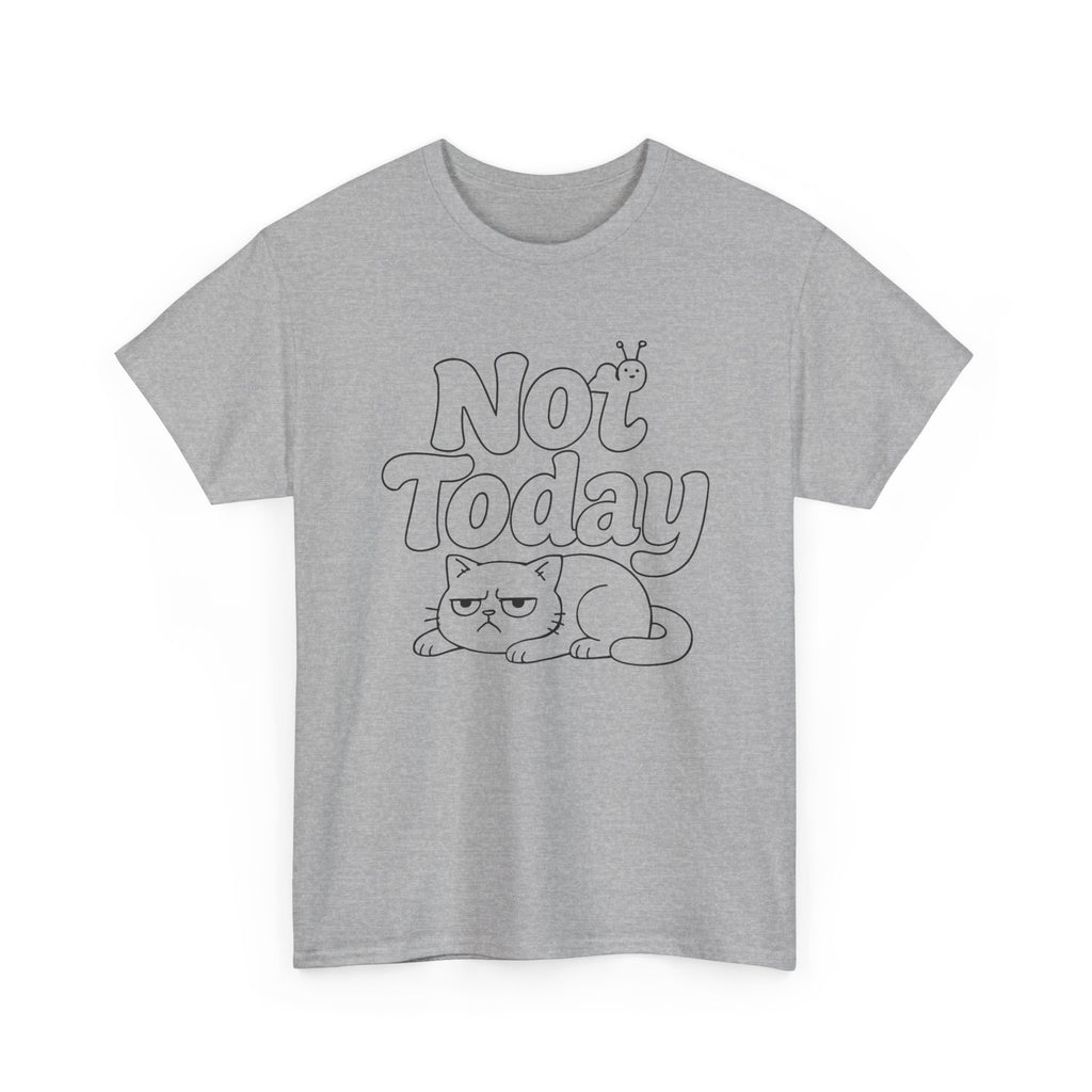 Not Today Cat T-Shirt — Grumpy Cat Graphic Tee