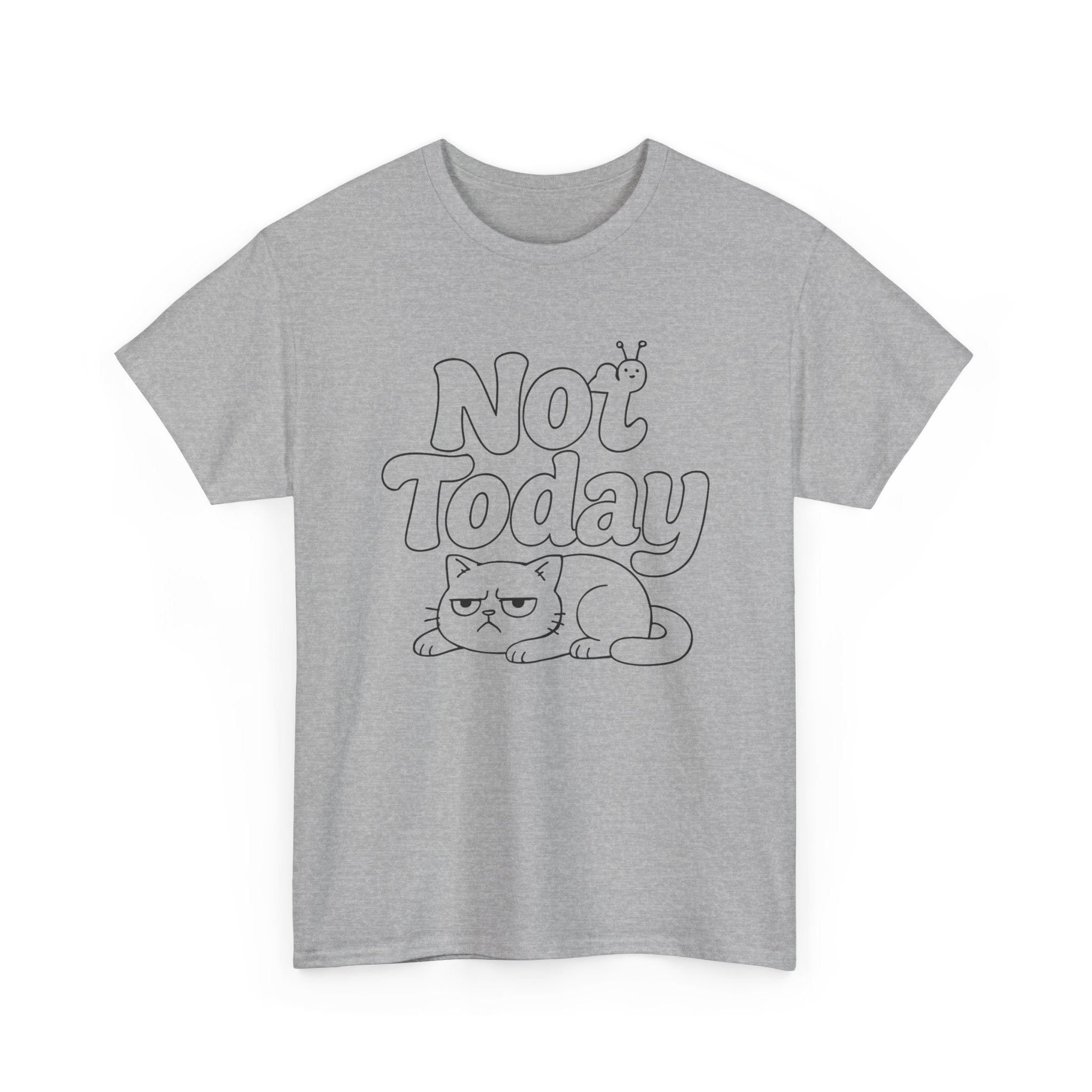 Not Today Cat T-Shirt — Grumpy Cat Graphic Tee