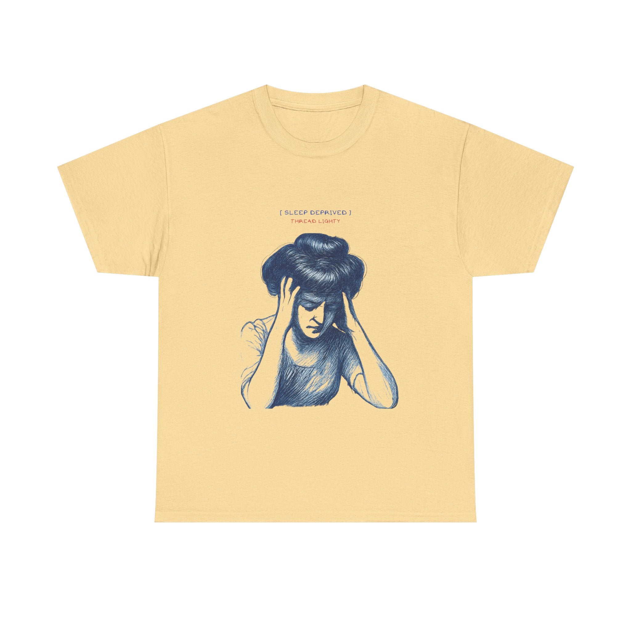 Sleep Deprived "Thread Lightly" T-Shirt for Tired Moms