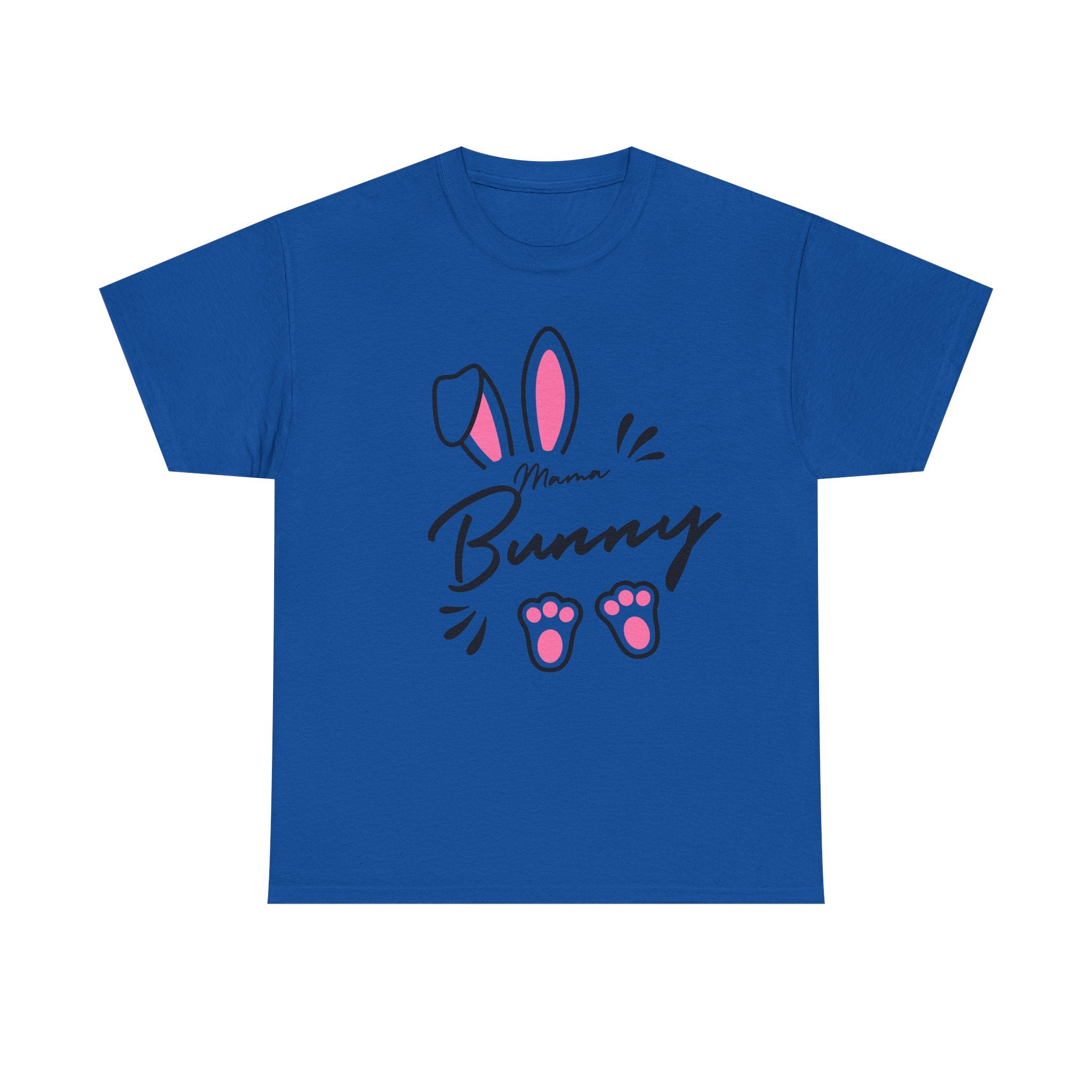 Mama Bunny T-Shirt — Cute Easter Mom Tee with Bunny Ears & Paws