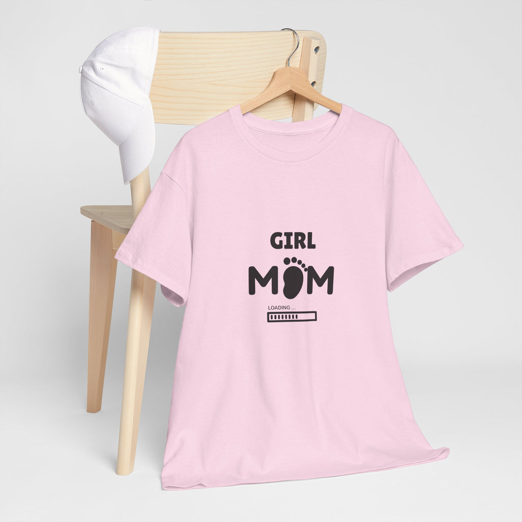 Girl Mom Pregnancy Tee — Cute Pregnancy Announcement T‑Shirt