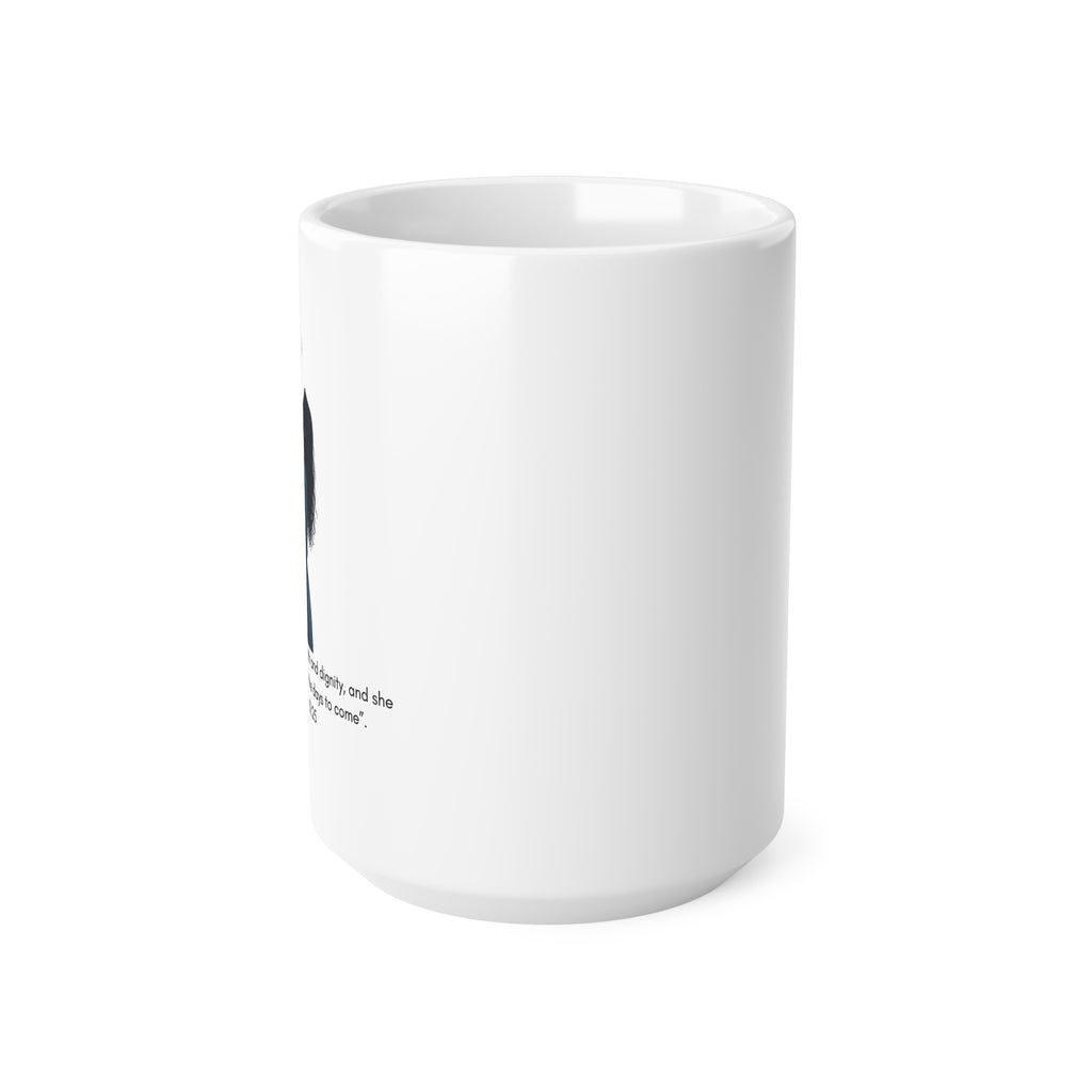 Proverbs 31:25 Mother & Child Ceramic Coffee Mug — 11oz/15oz