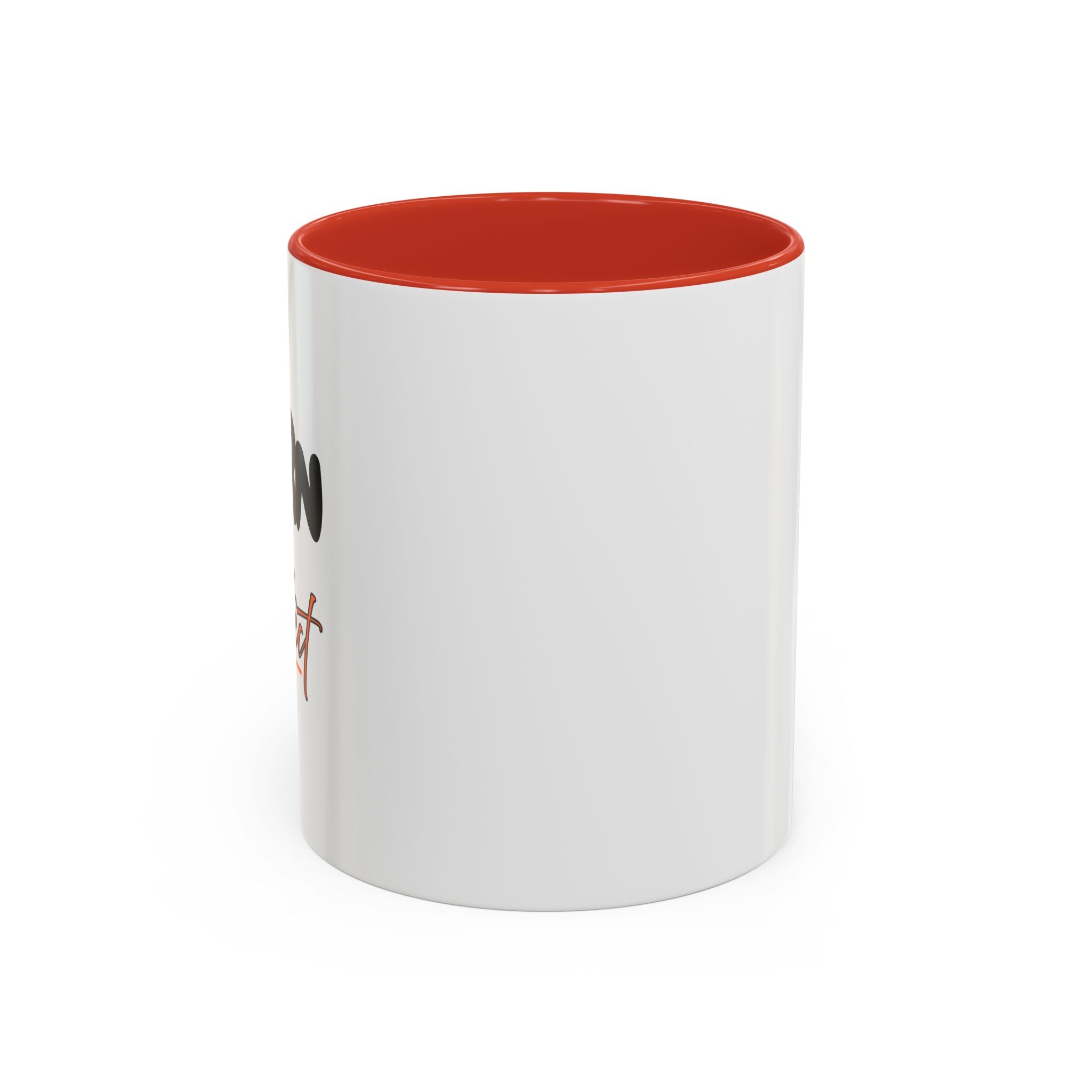 Accent Coffee Mug — 'Born to Protect' Black Accent Ceramic Mug (11oz)