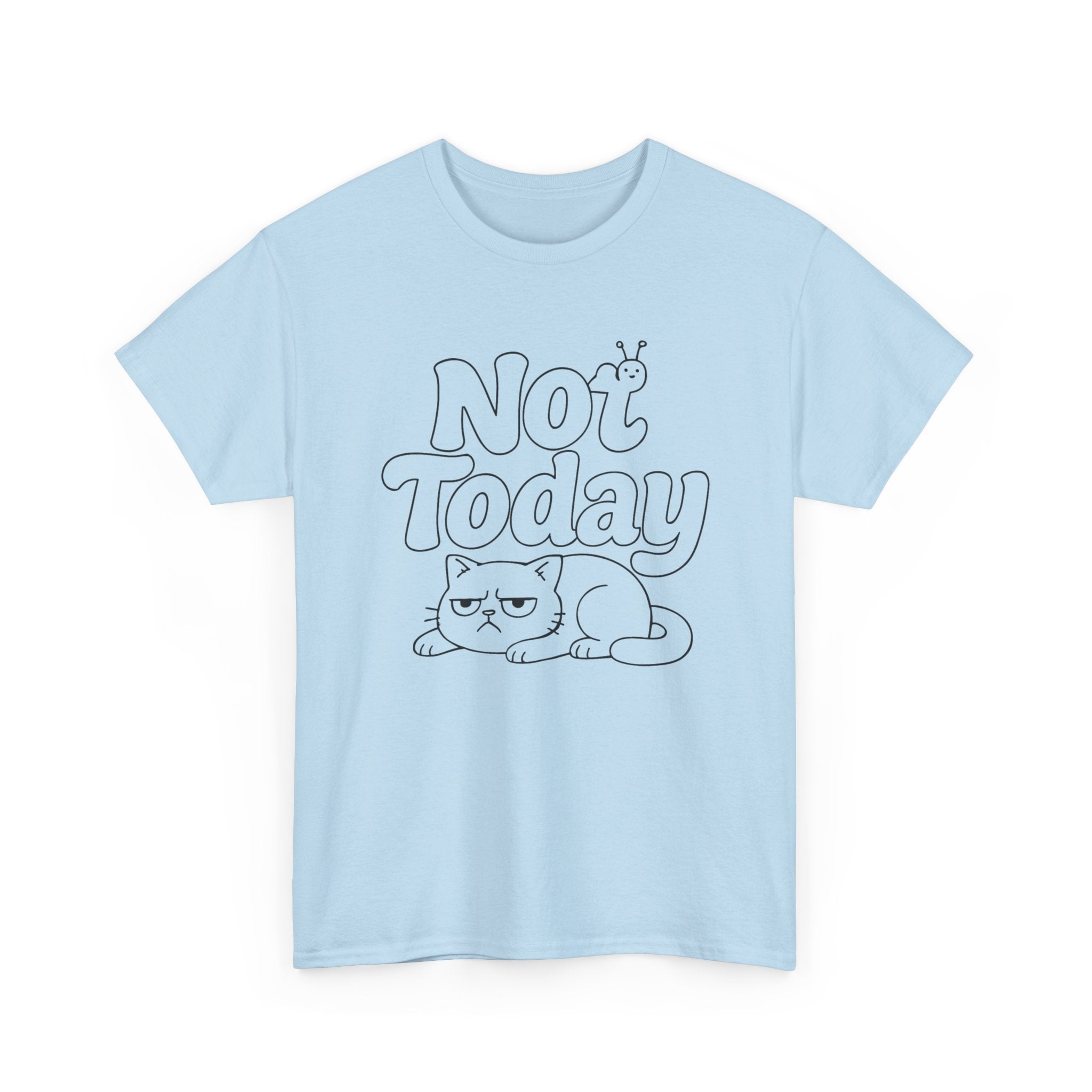 Not Today Cat T-Shirt — Grumpy Cat Graphic Tee