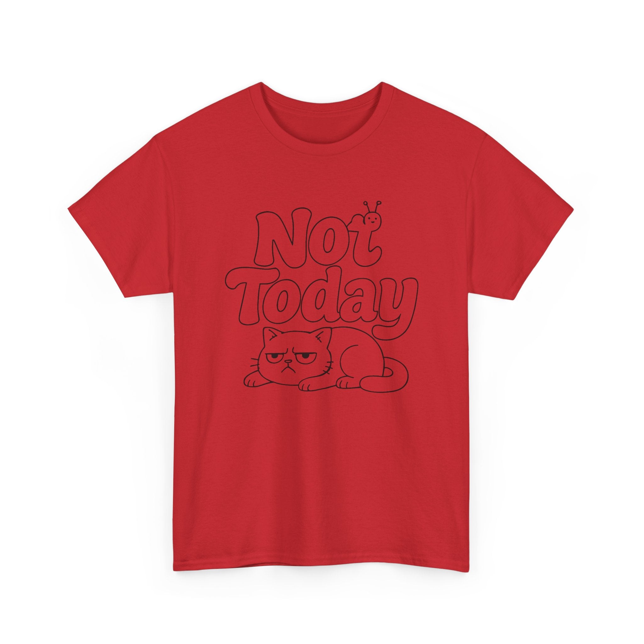 Not Today Cat T-Shirt — Grumpy Cat Graphic Tee