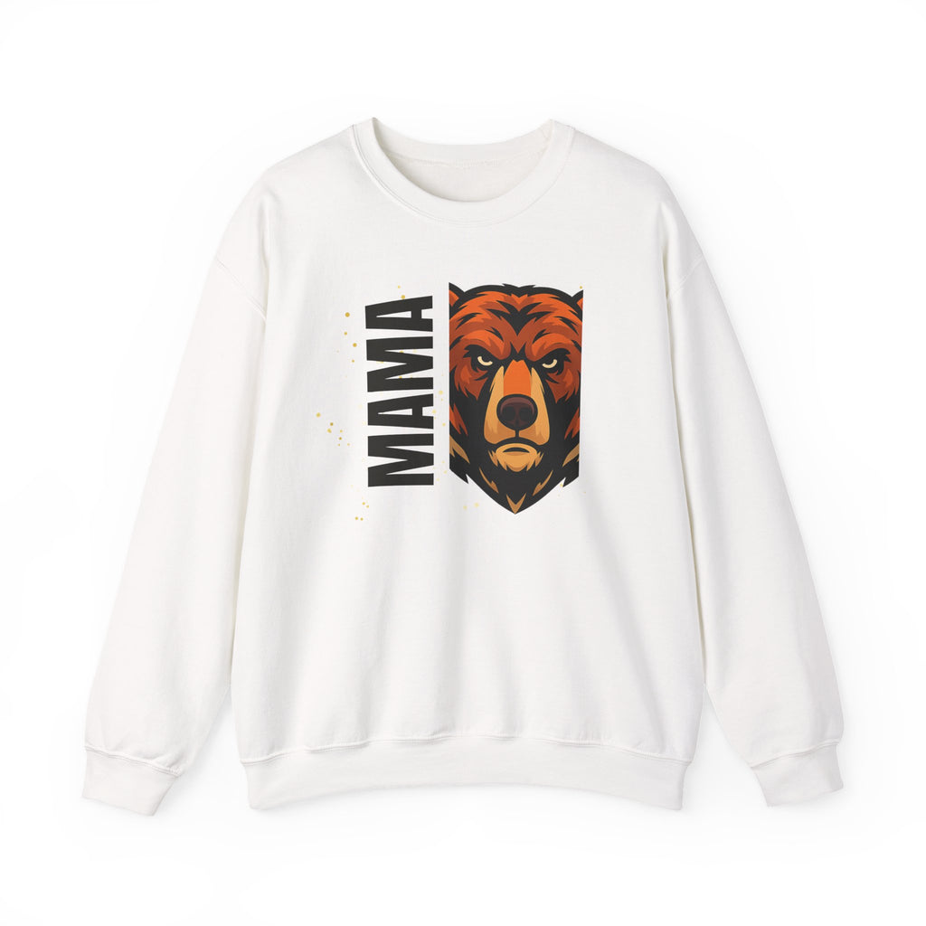 Mama Bear Sweatshirt — Bold Bear Graphic Crewneck for Moms