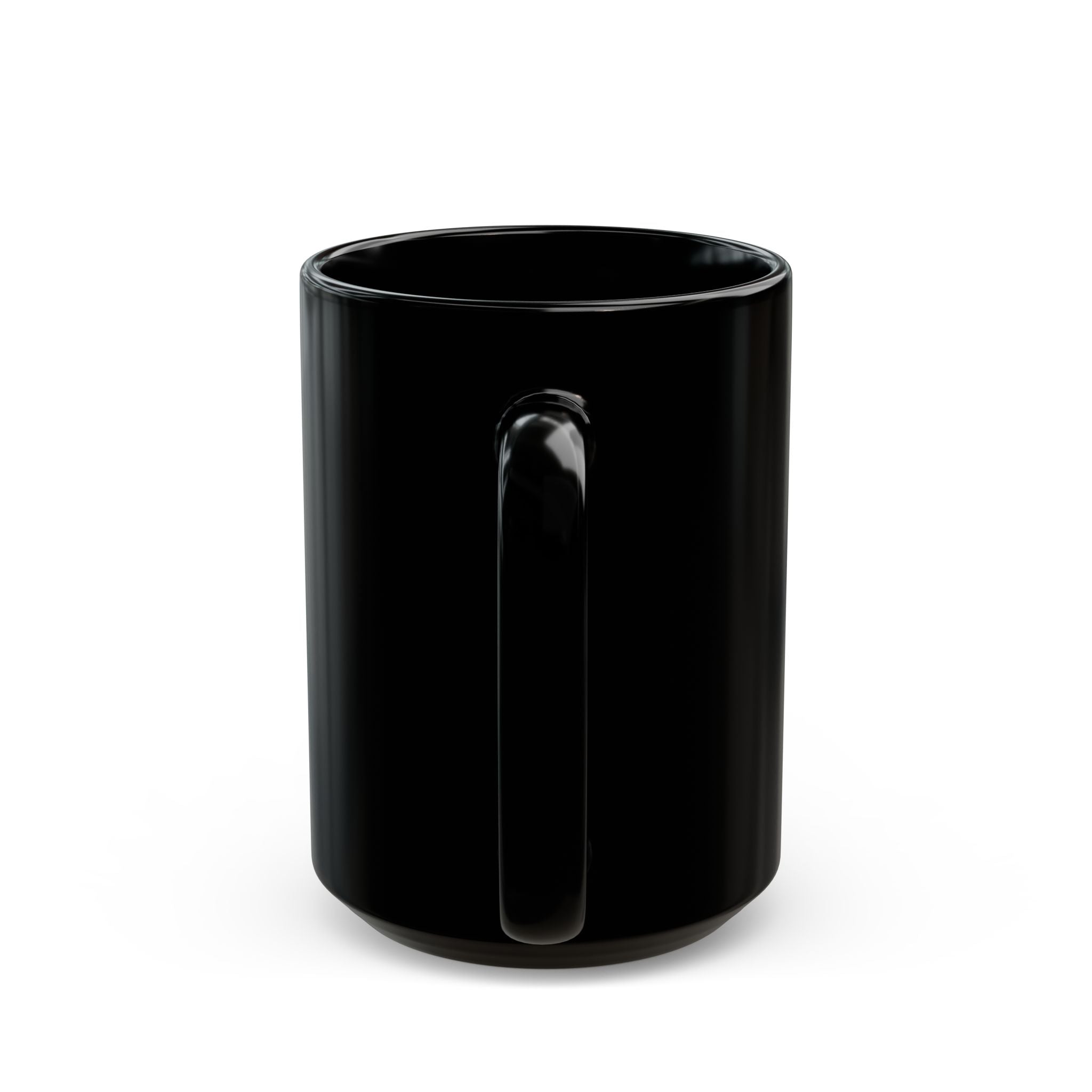 Be Quiet Mug — Black Coffee Cup with Minimalist Bold Text (11oz & 15oz)