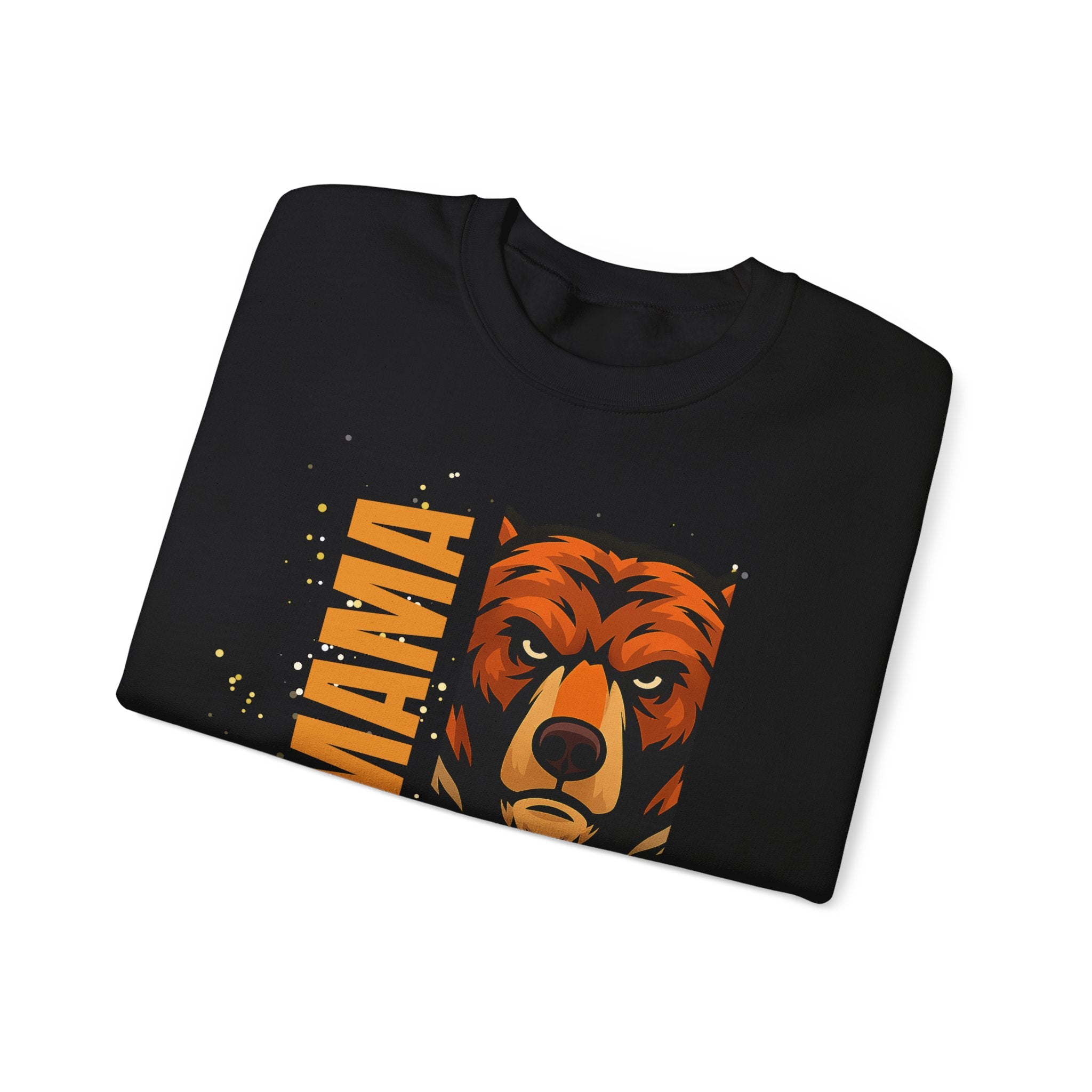 Mama Bear Sweatshirt — Bold Bear Head Graphic Crewneck