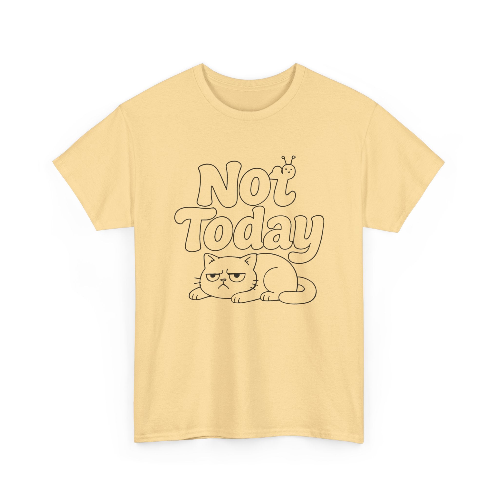 Not Today Cat T-Shirt — Grumpy Cat Graphic Tee