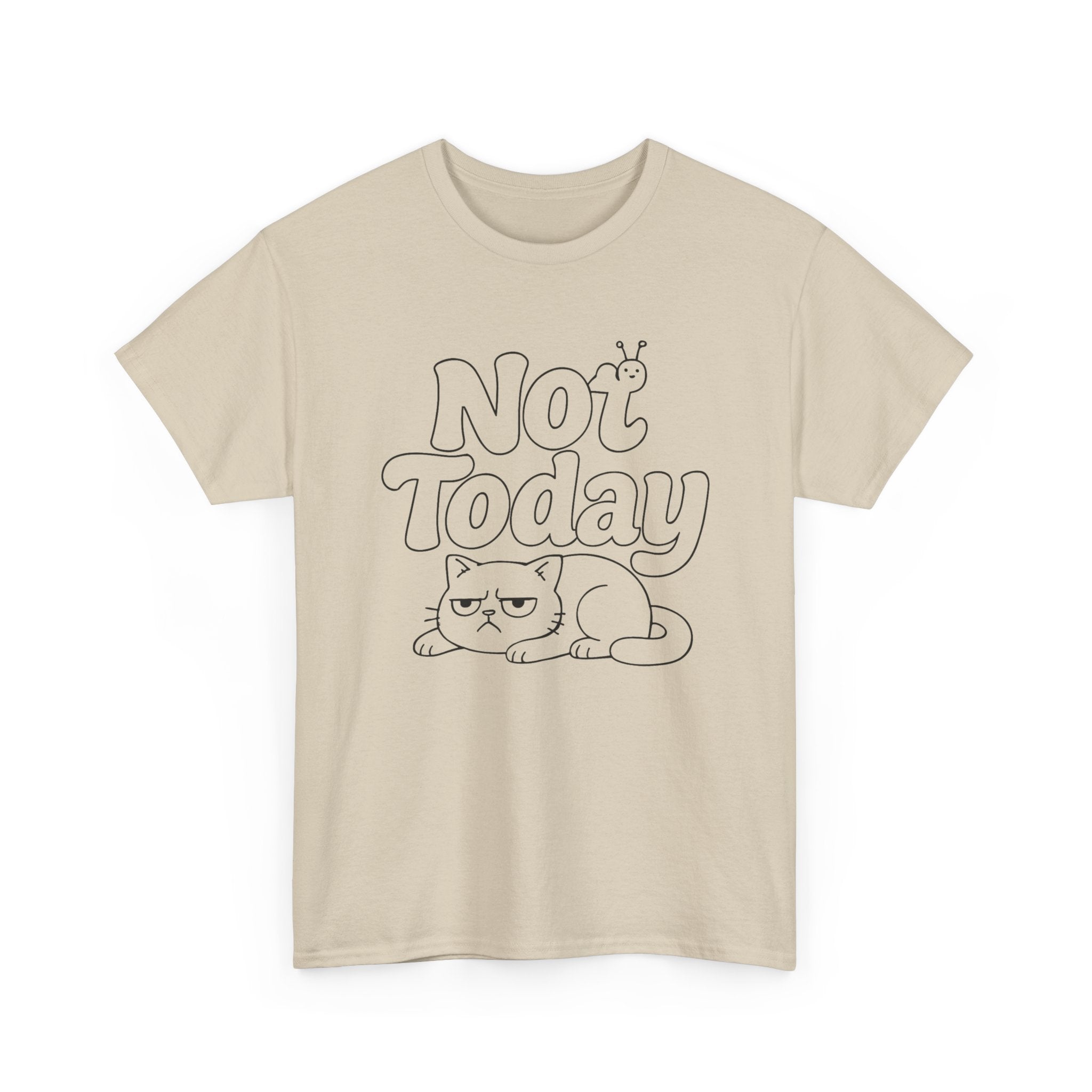 Not Today Cat T-Shirt — Grumpy Cat Graphic Tee