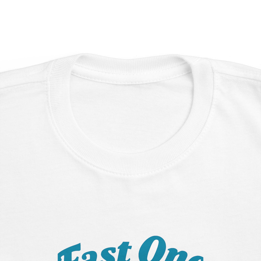 Toddler Tee — "Fast One" Race Car Graphic