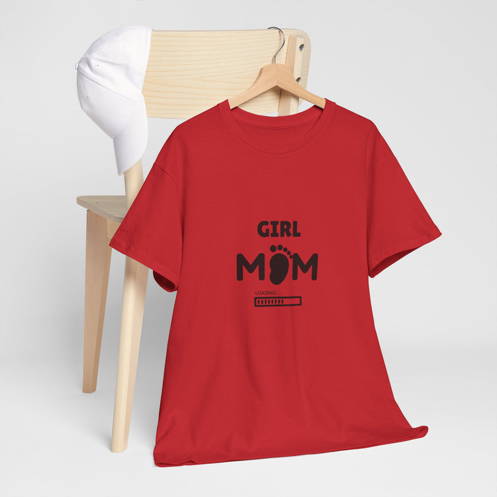 Girl Mom Pregnancy Tee — Cute Pregnancy Announcement T‑Shirt