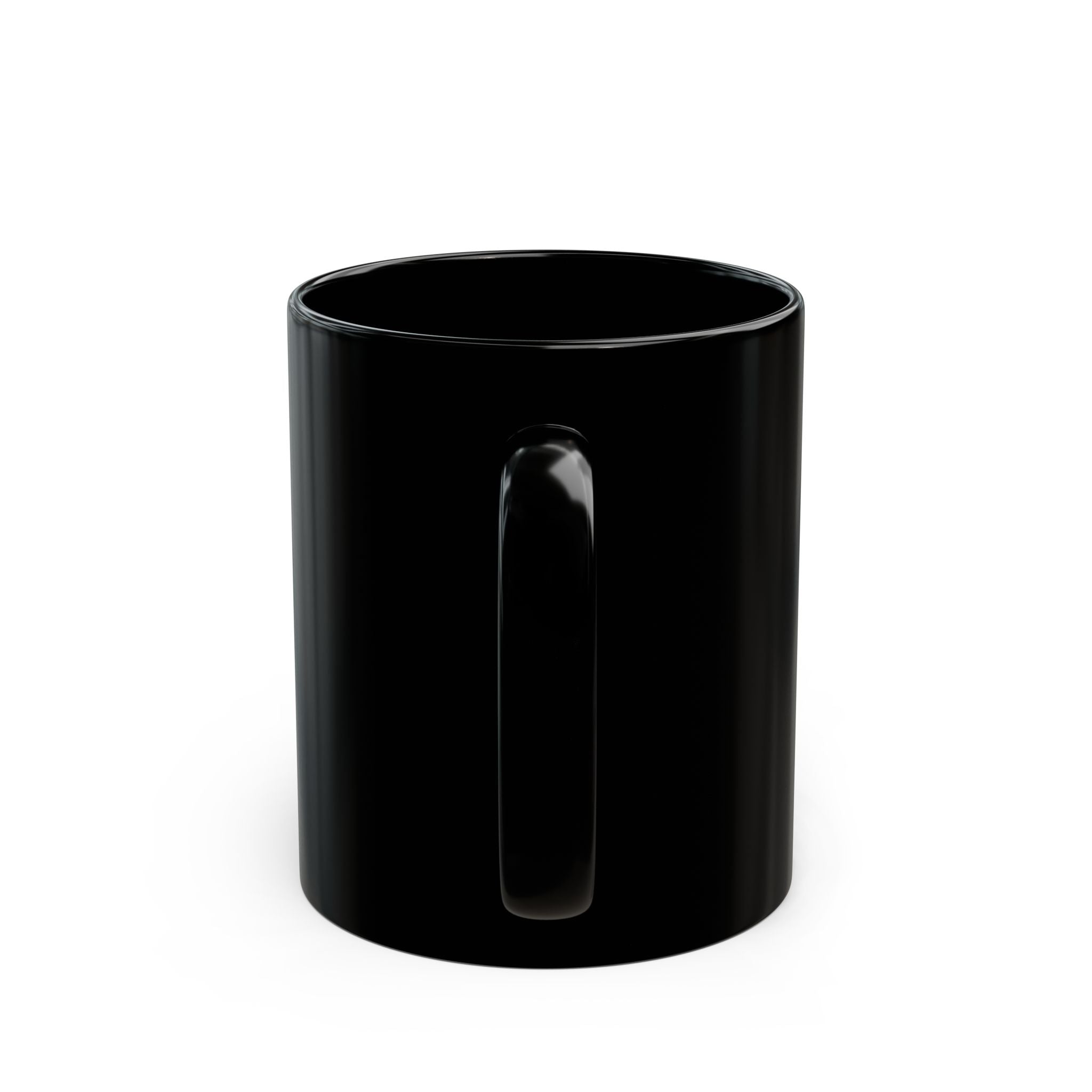 Be Quiet Mug — Black Coffee Cup with Minimalist Bold Text (11oz & 15oz)