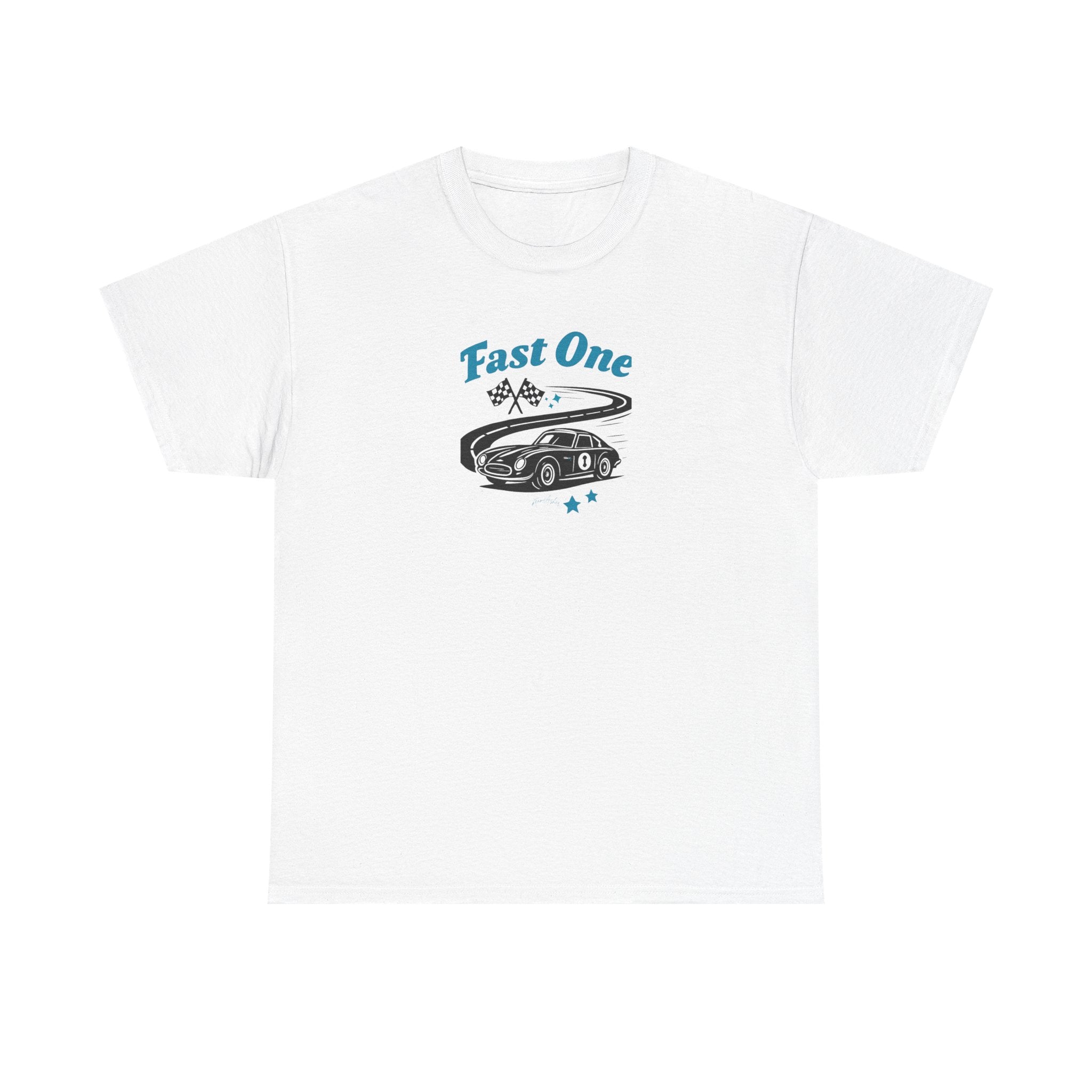 Classic Car 'Fast One' Tee - Vintage Racing Graphic Shirt