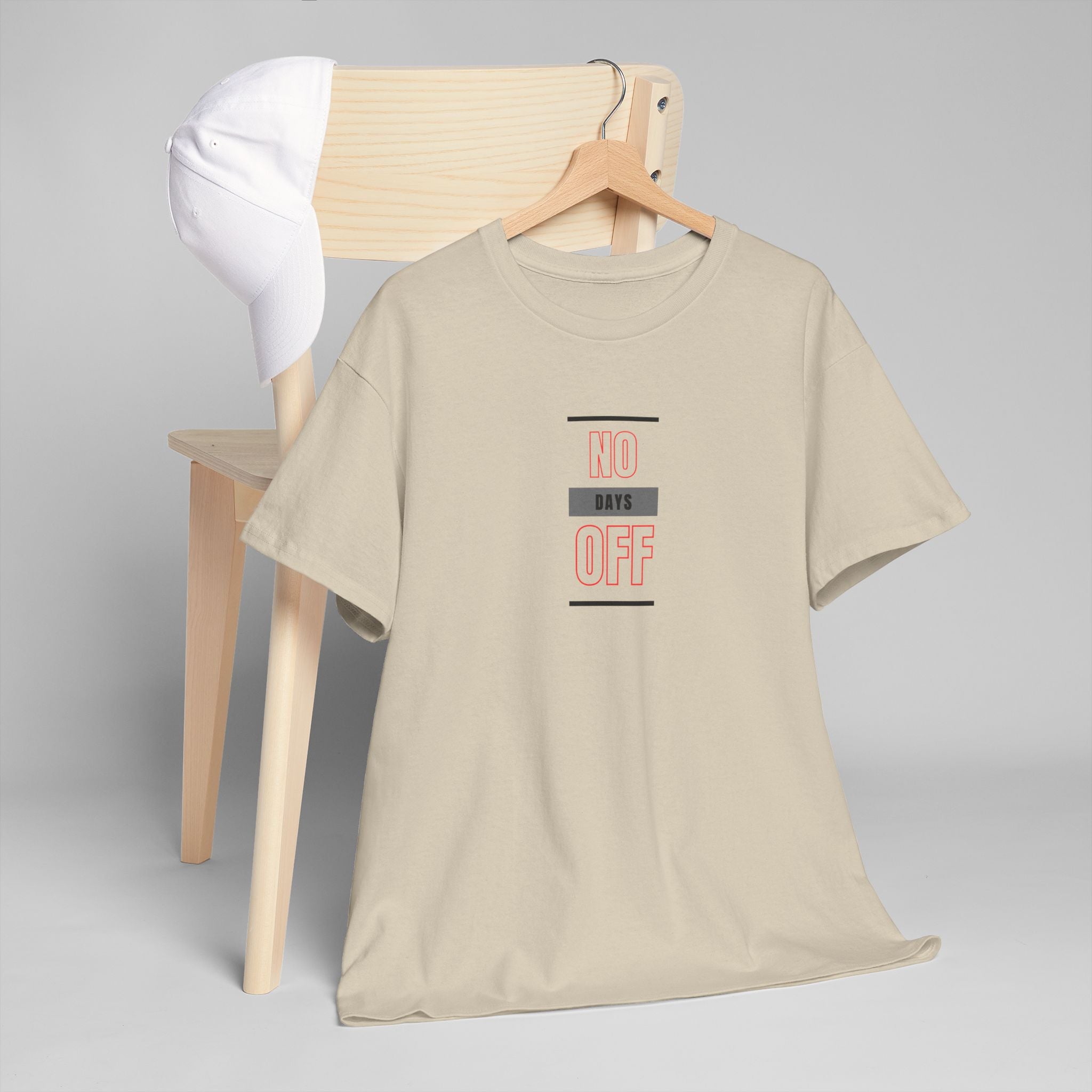 No Days Off - Unisex Heavy Cotton Tee
