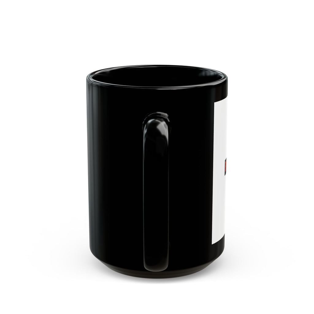 Be Quiet Mug — Black Coffee Cup with Minimalist Bold Text (11oz & 15oz)