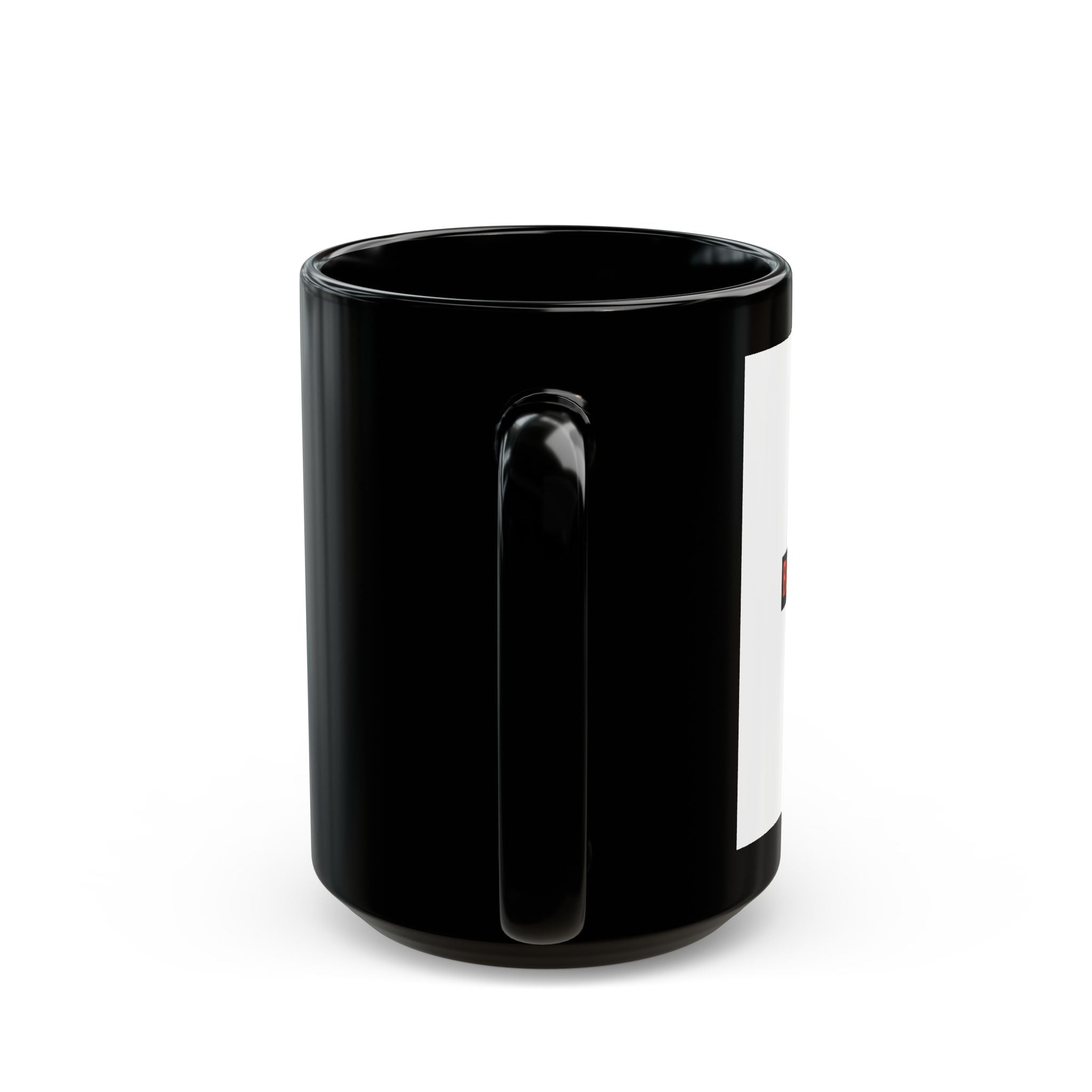 Be Quiet Mug — Black Coffee Cup with Minimalist Bold Text (11oz & 15oz)