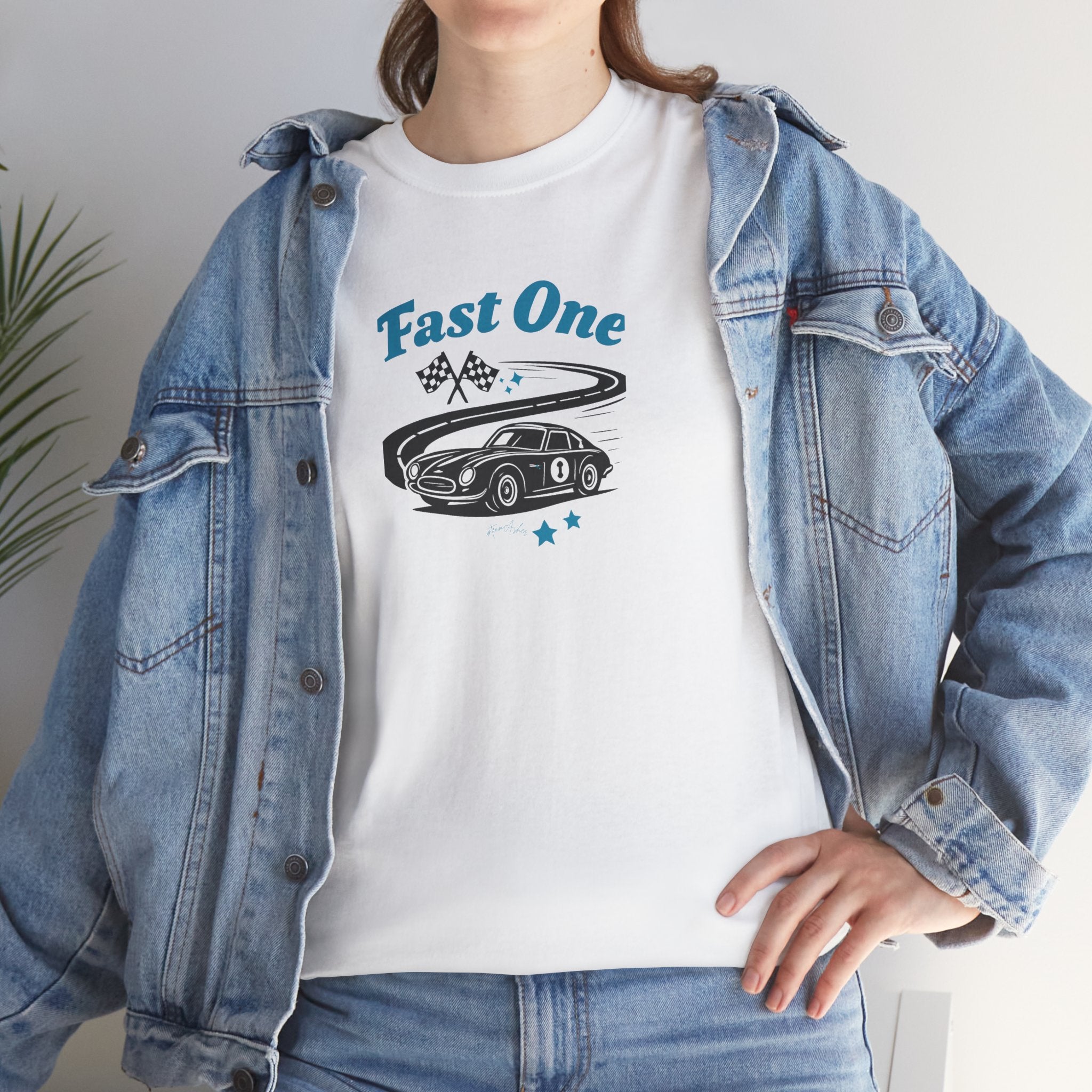 Classic Car 'Fast One' Tee - Vintage Racing Graphic Shirt