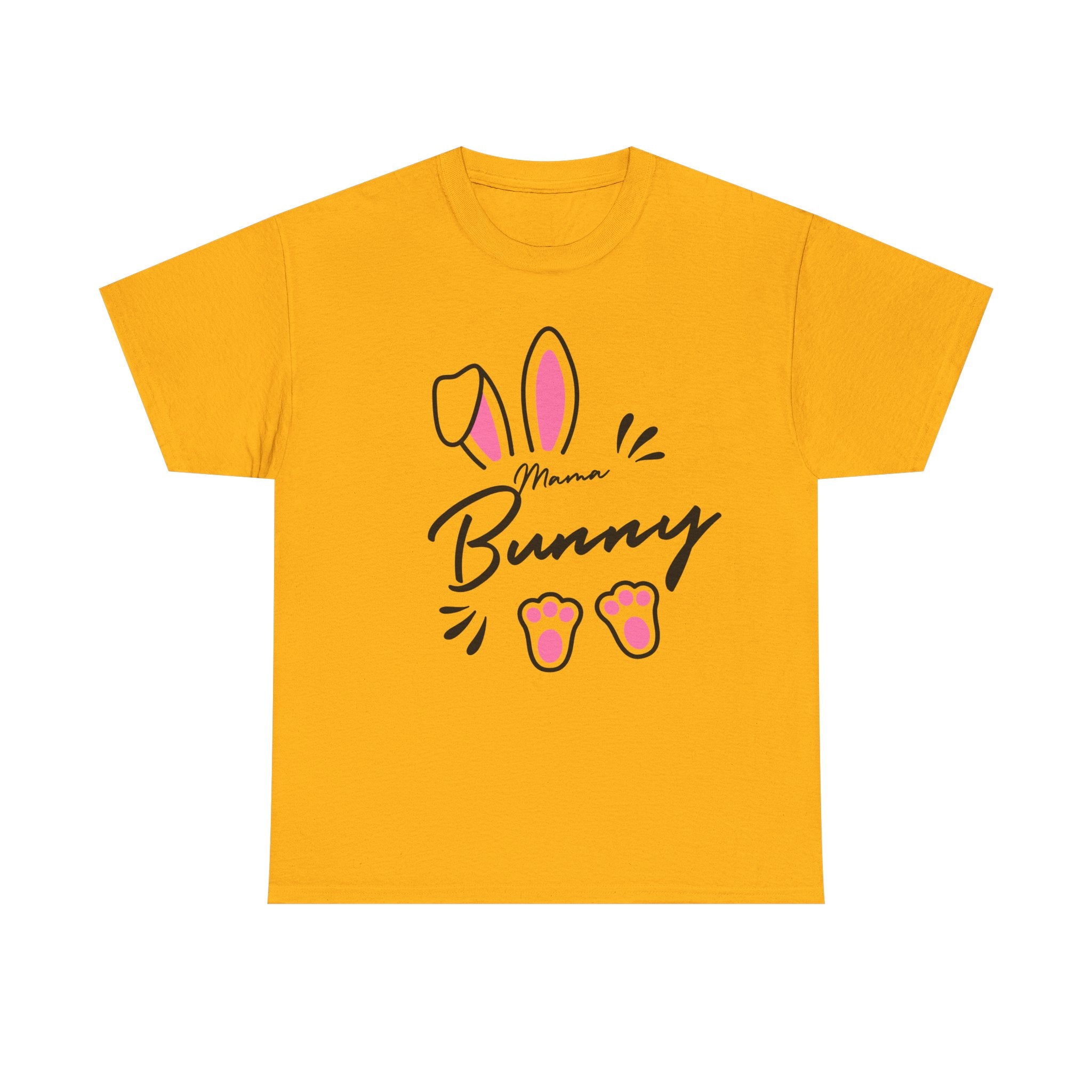 Mama Bunny T-Shirt — Cute Easter Mom Tee with Bunny Ears & Paws