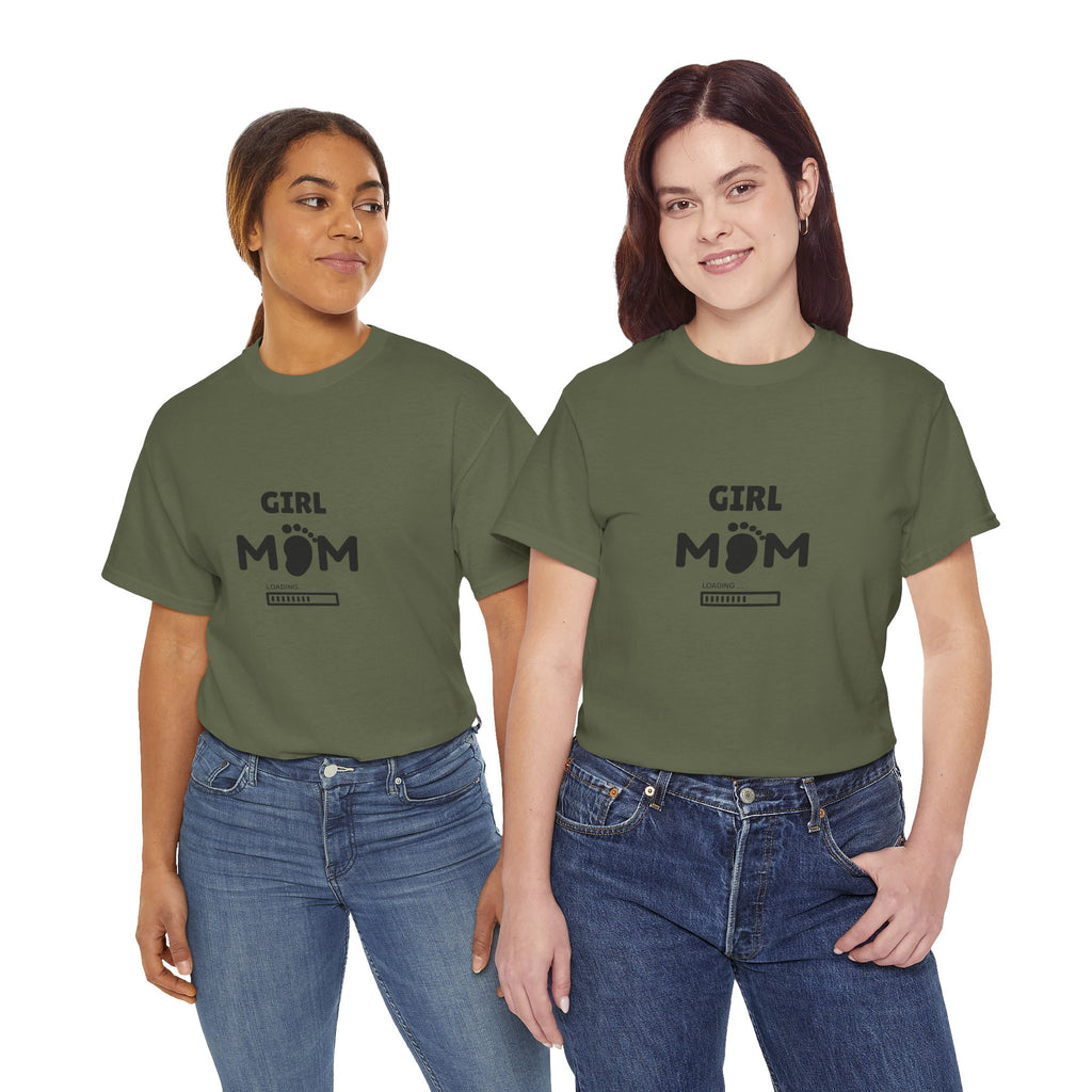 Girl Mom Pregnancy Tee — Cute Pregnancy Announcement T‑Shirt