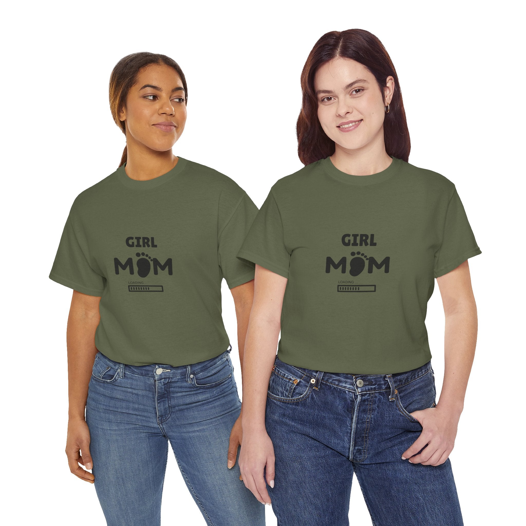 Girl Mom Pregnancy Tee — Cute Pregnancy Announcement T‑Shirt