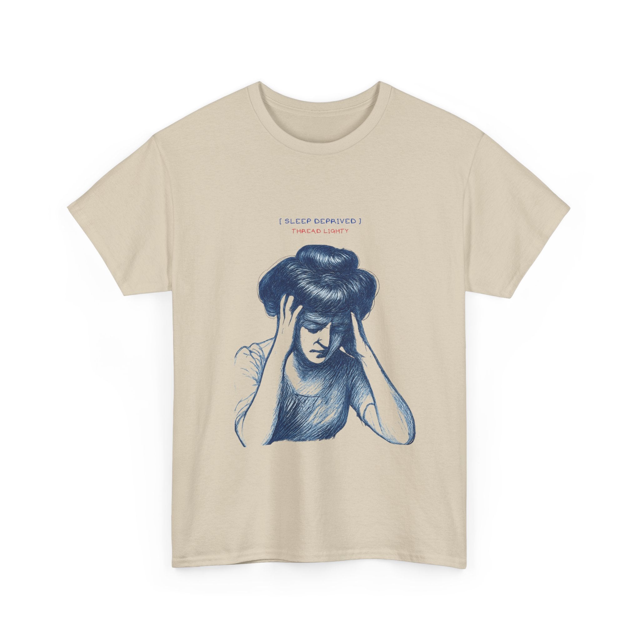 Sleep Deprived "Thread Lightly" T-Shirt for Tired Moms