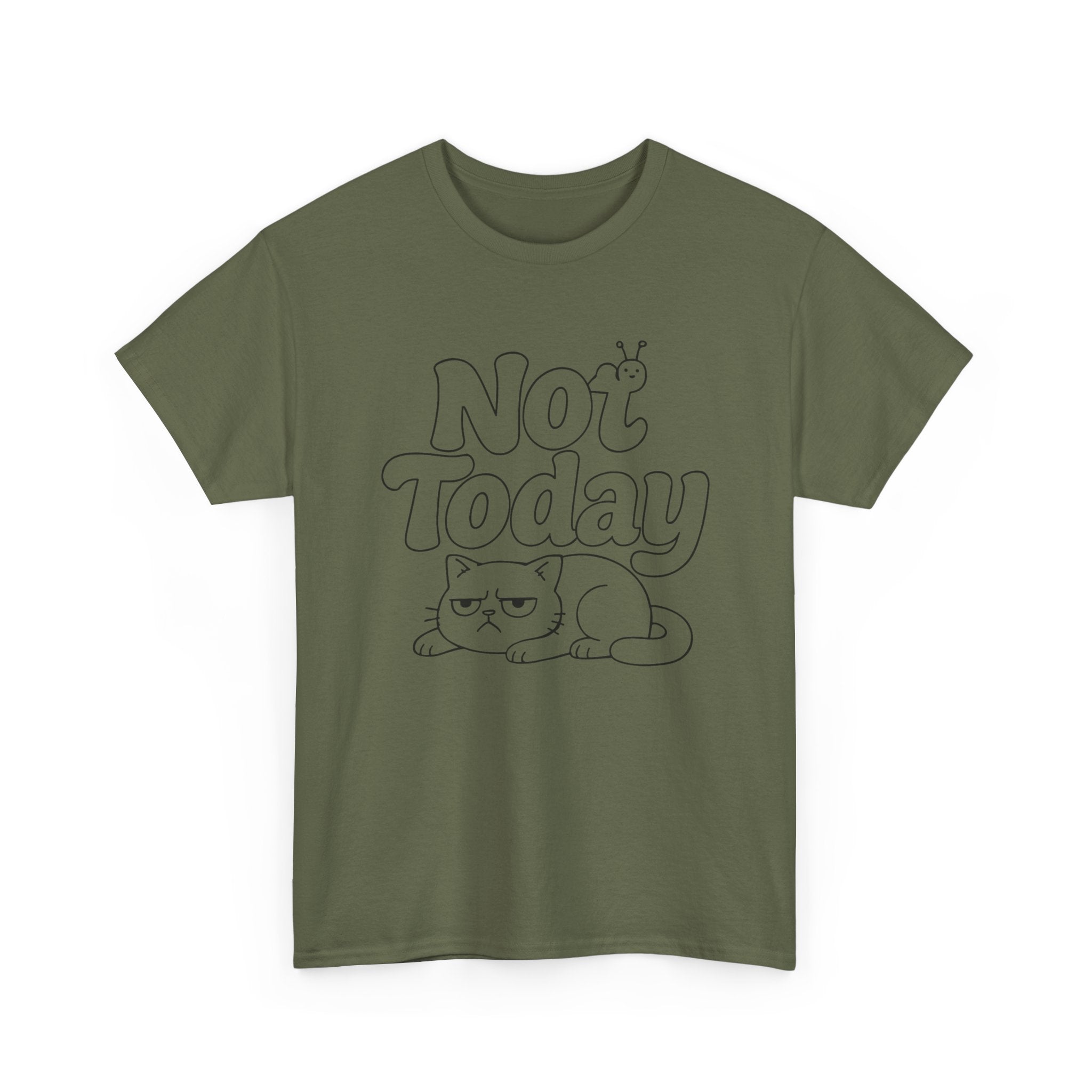 Not Today Cat T-Shirt — Grumpy Cat Graphic Tee