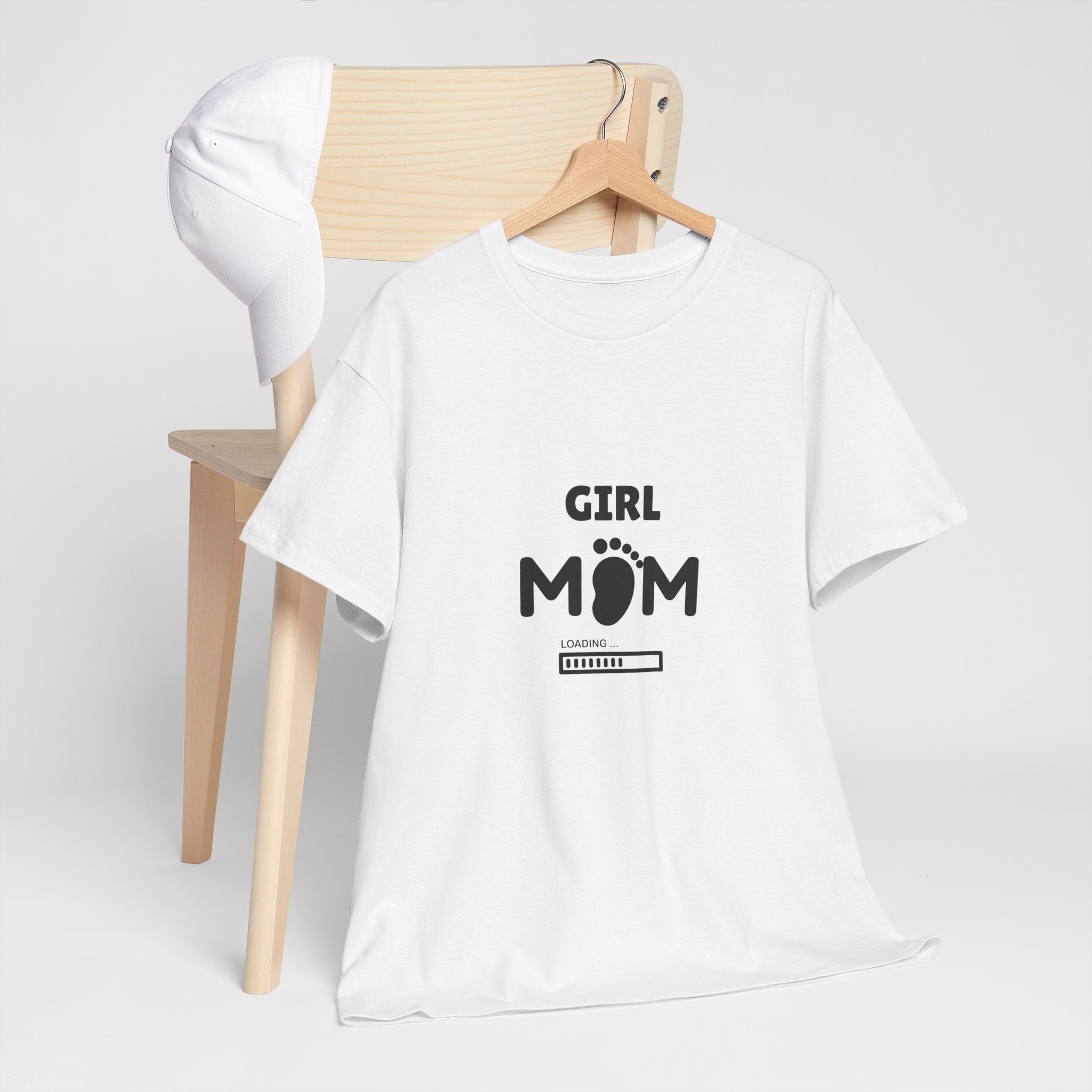 Girl Mom Pregnancy Tee — Cute Pregnancy Announcement T‑Shirt