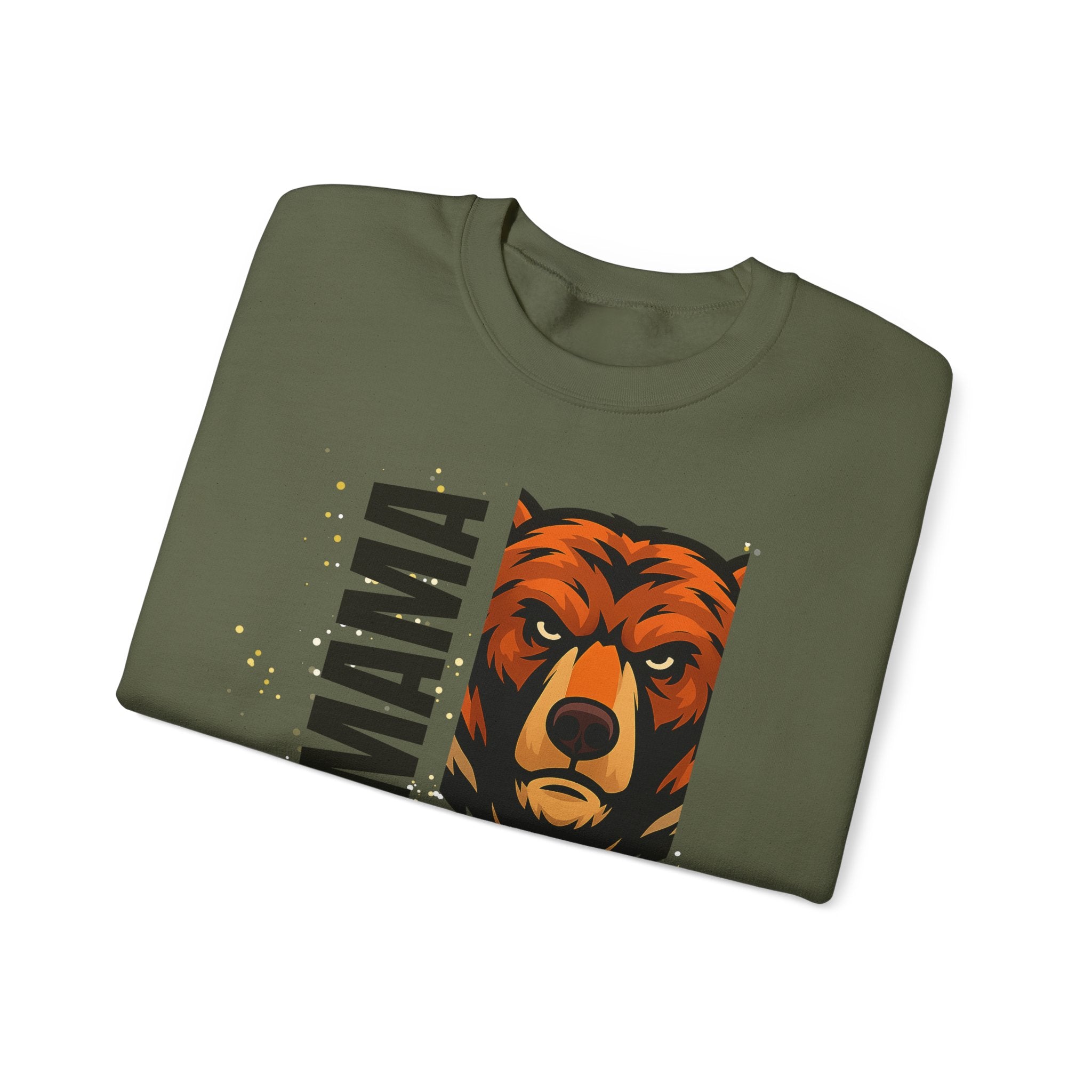 Mama Bear Sweatshirt — Bold Bear Graphic Crewneck for Moms