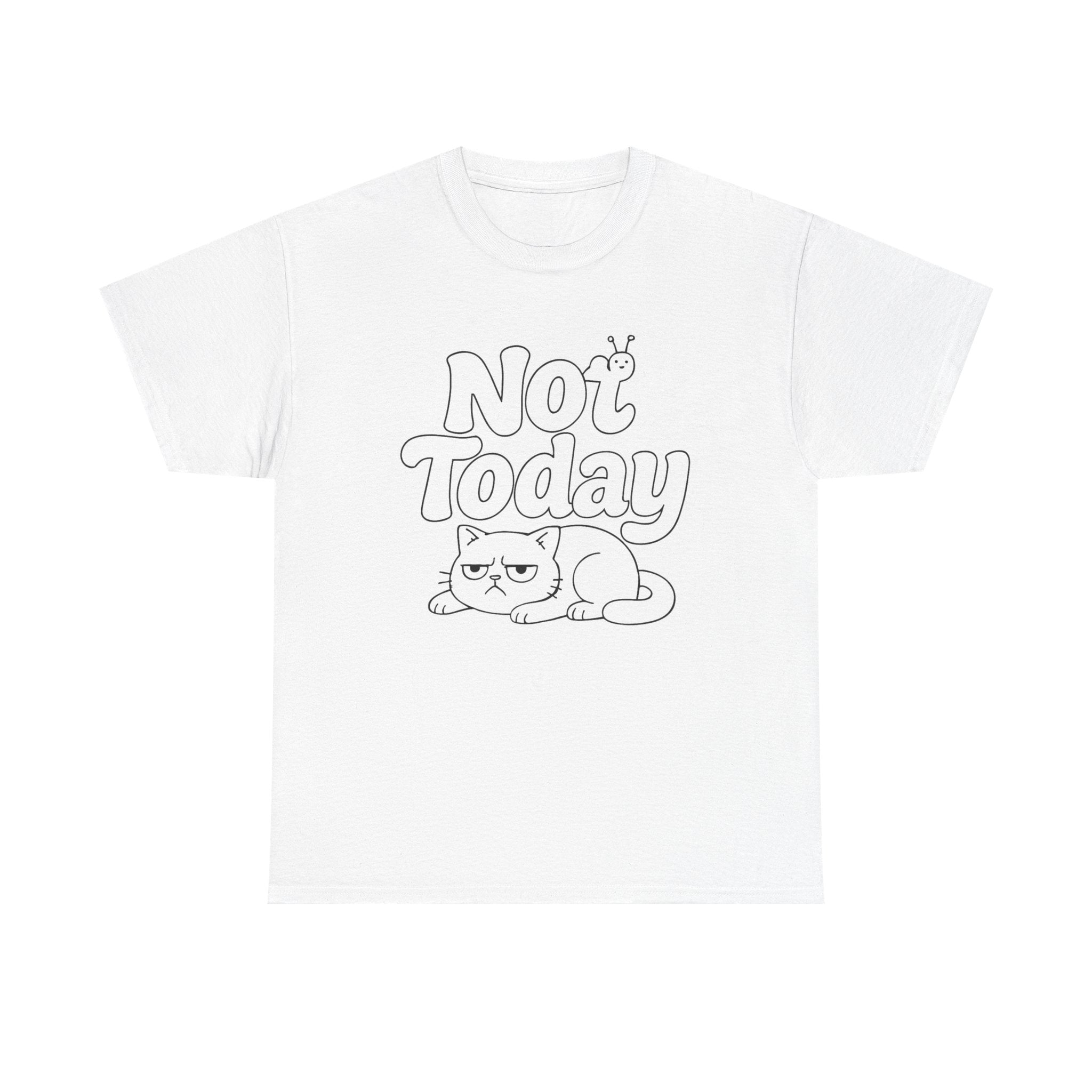 Not Today Cat T-Shirt — Grumpy Cat Graphic Tee