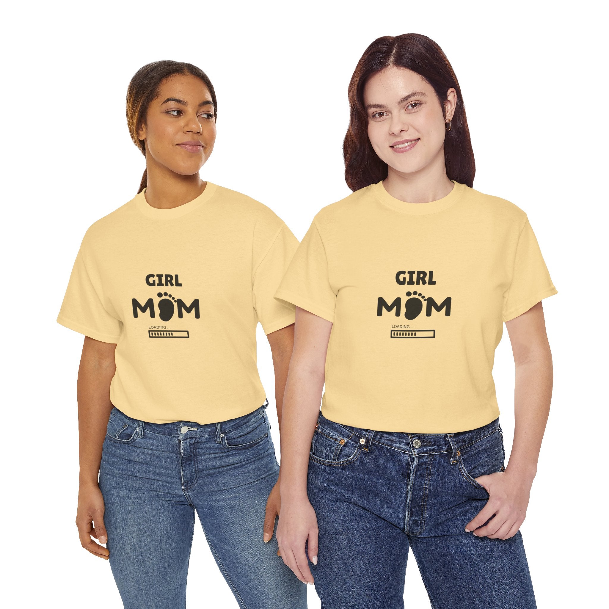 Girl Mom Pregnancy Tee — Cute Pregnancy Announcement T‑Shirt