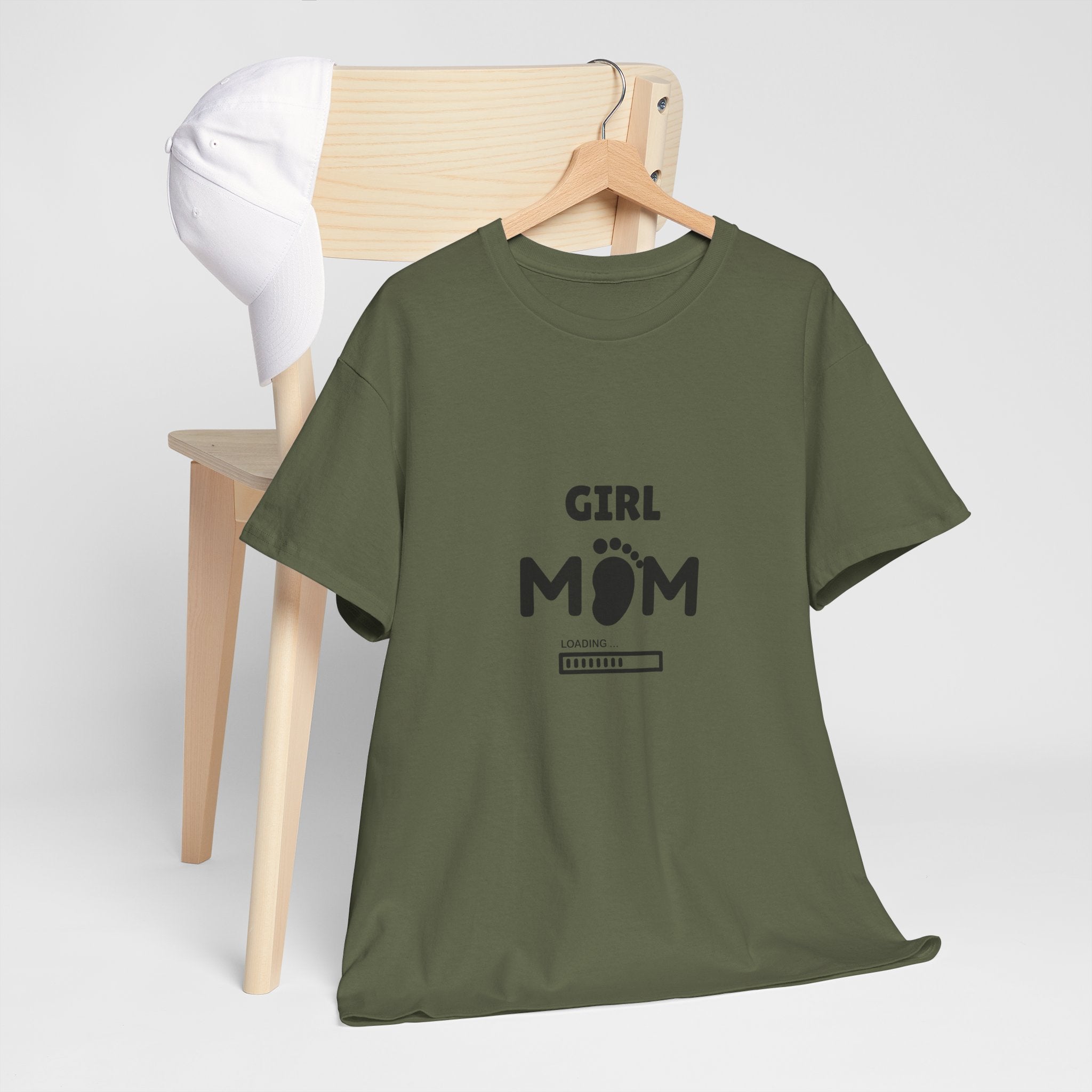 Girl Mom Pregnancy Tee — Cute Pregnancy Announcement T‑Shirt