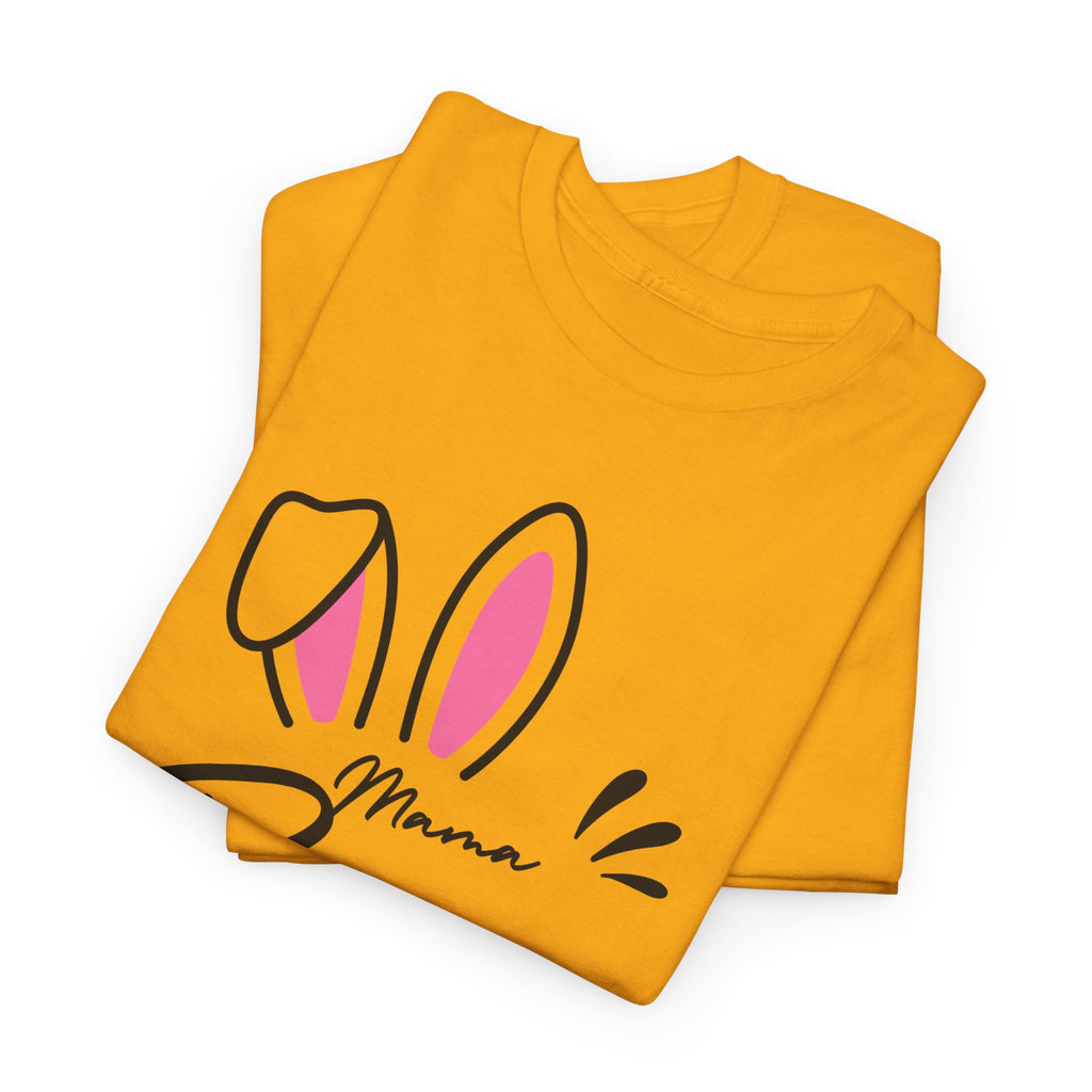 Mama Bunny T-Shirt — Cute Easter Mom Tee with Bunny Ears & Paws