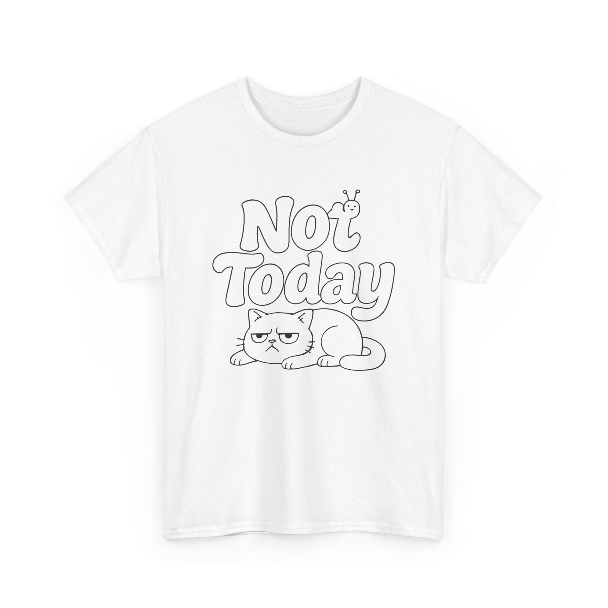Not Today Cat T-Shirt — Grumpy Cat Graphic Tee