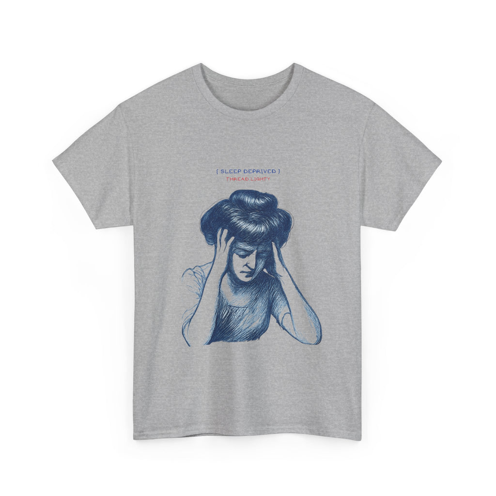 Sleep Deprived "Thread Lightly" T-Shirt for Tired Moms