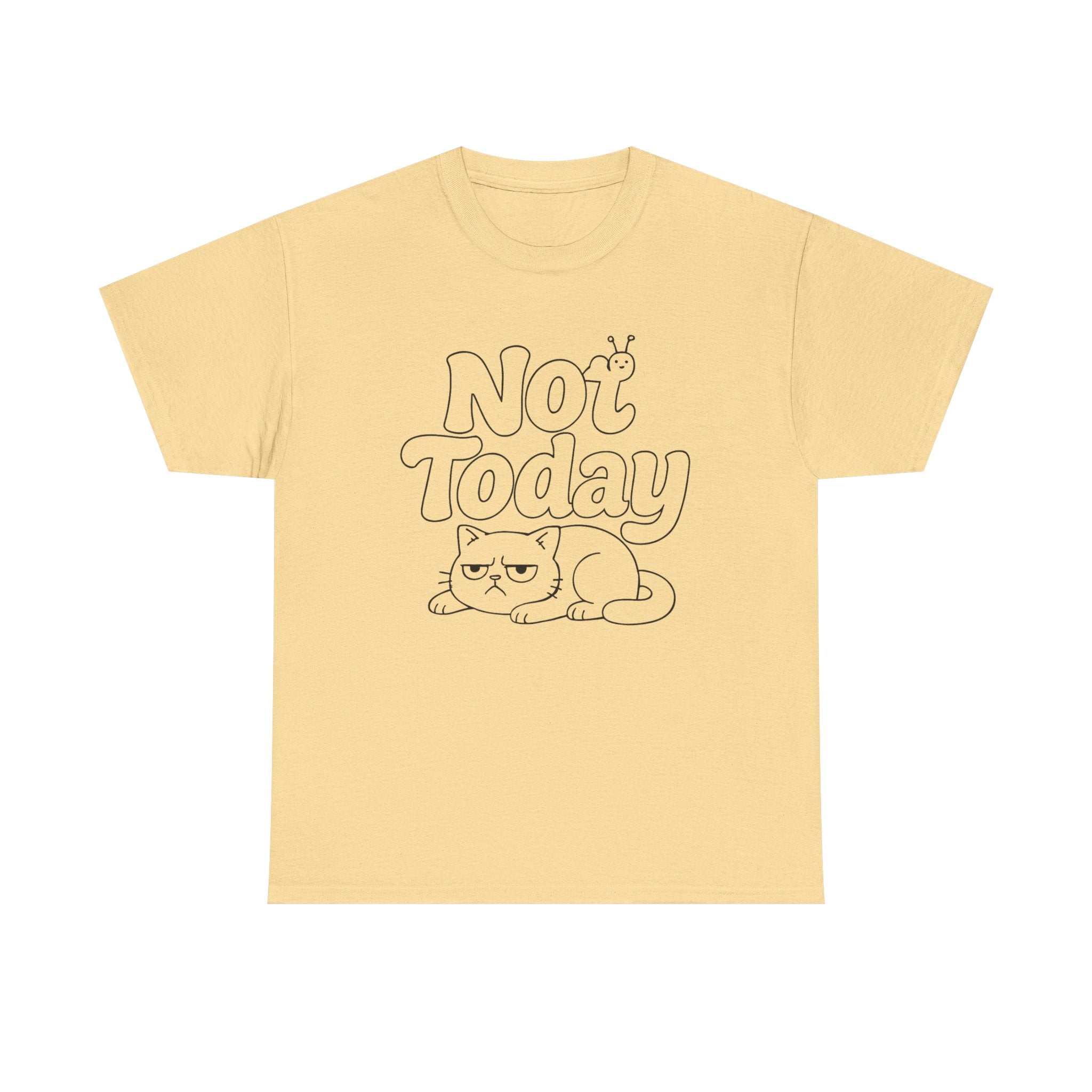Not Today Cat T-Shirt — Grumpy Cat Graphic Tee