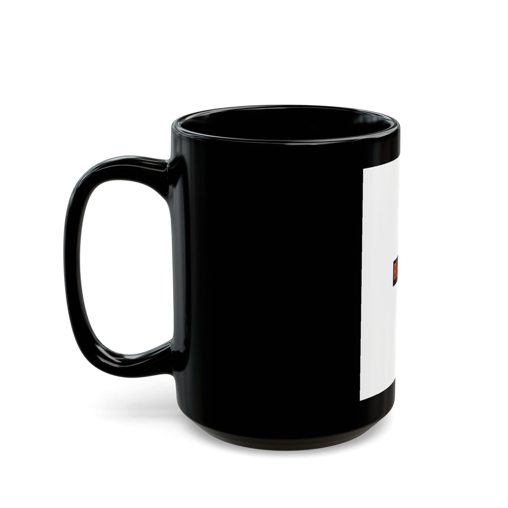 Be Quiet Mug — Black Coffee Cup with Minimalist Bold Text (11oz & 15oz)