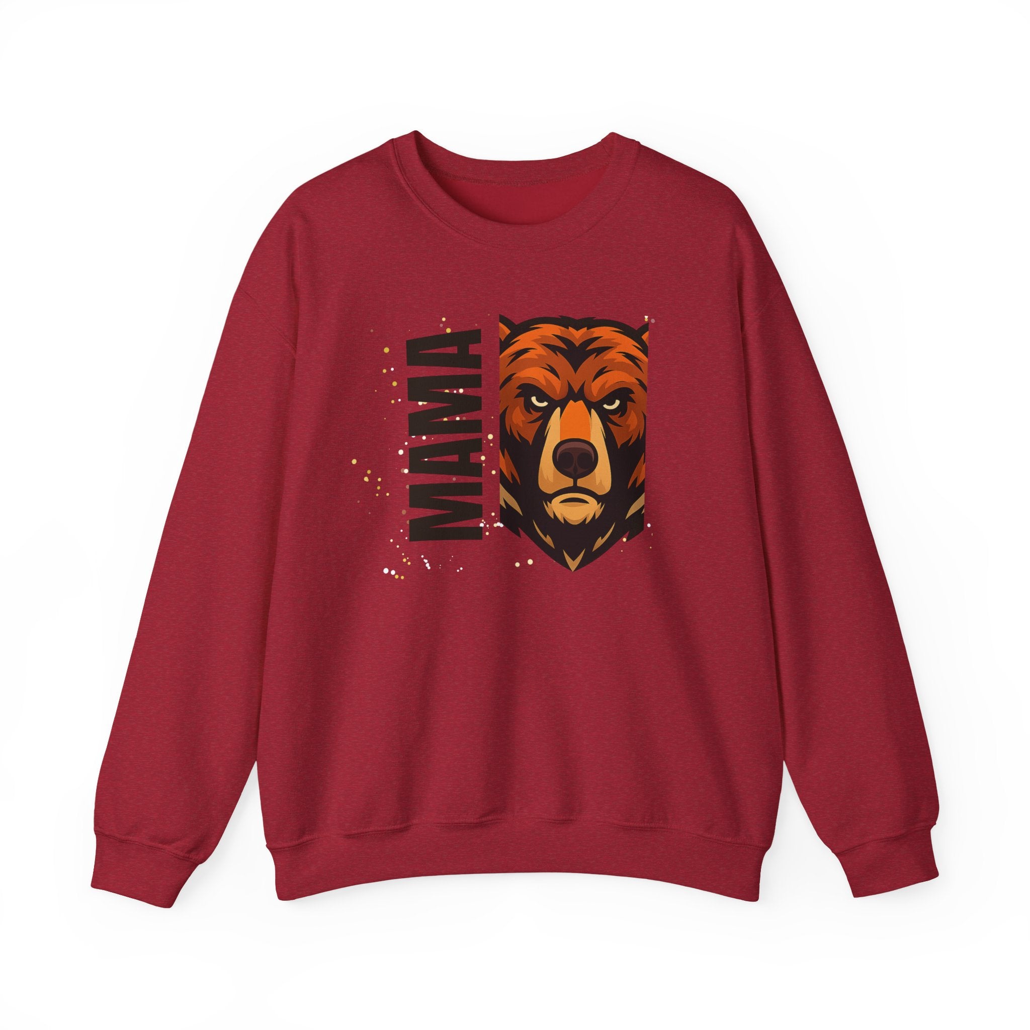 Mama Bear Sweatshirt — Bold Bear Graphic Crewneck for Moms