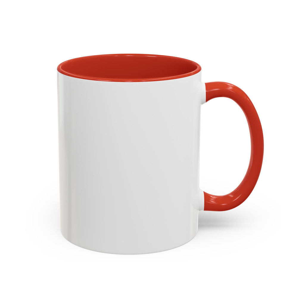 Accent Coffee Mug — 'Born to Protect' Black Accent Ceramic Mug (11oz)