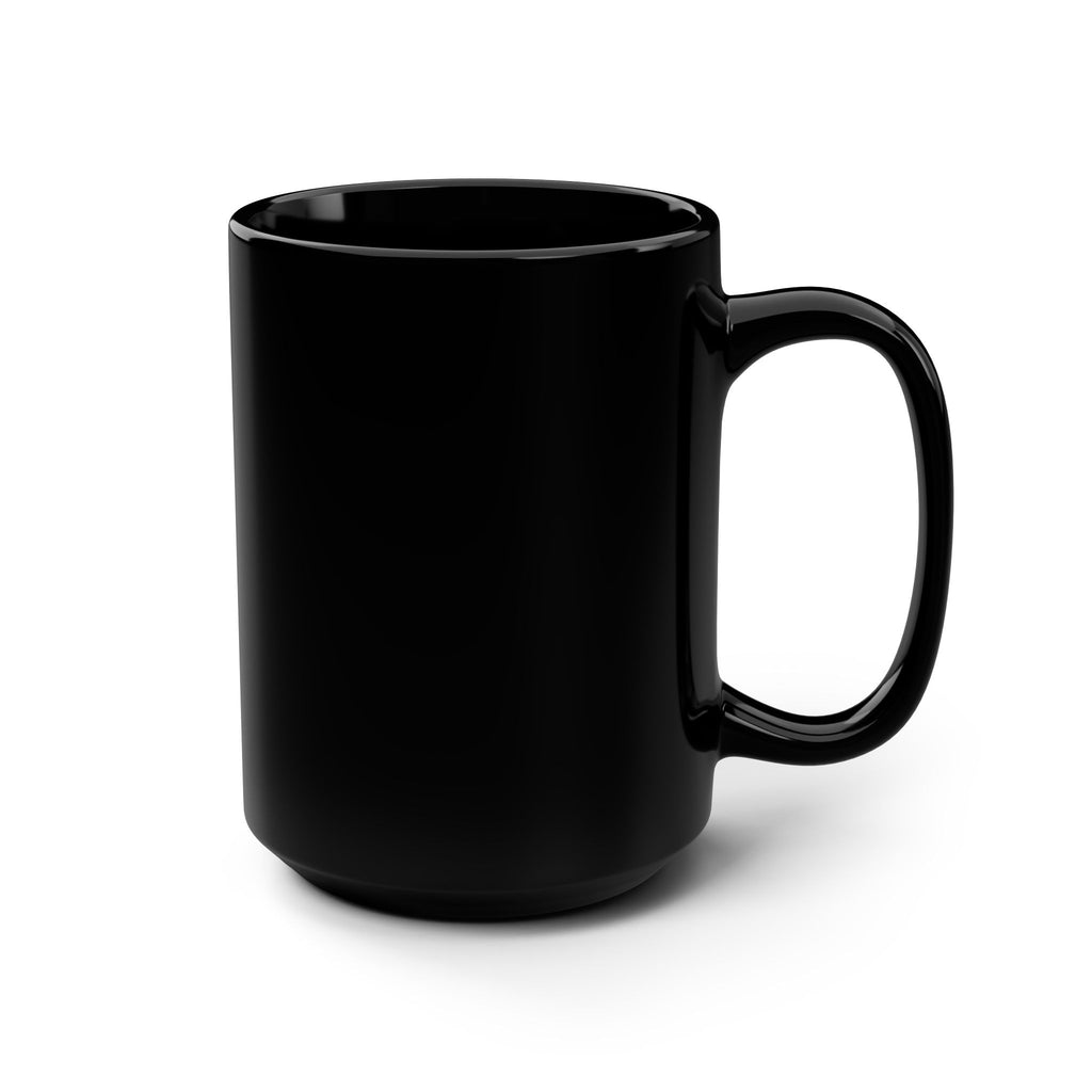 15oz Black Mug — "Mom Day Off: No Disturbance" Coffee Cup
