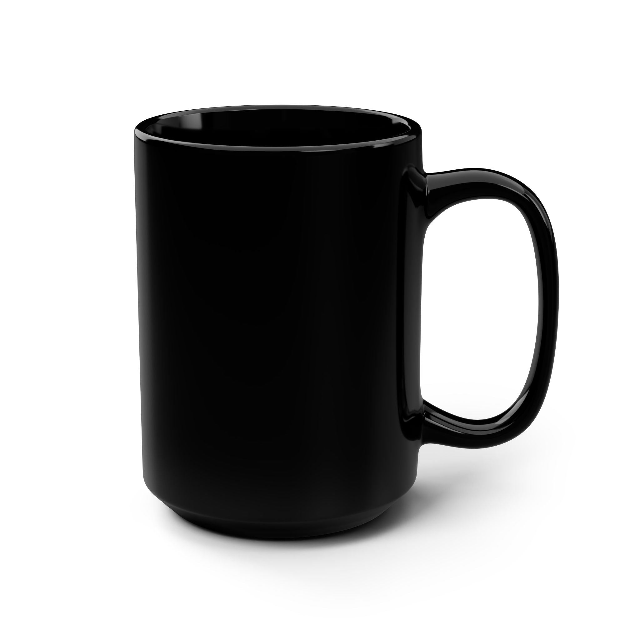 15oz Black Mug — "Mom Day Off: No Disturbance" Coffee Cup