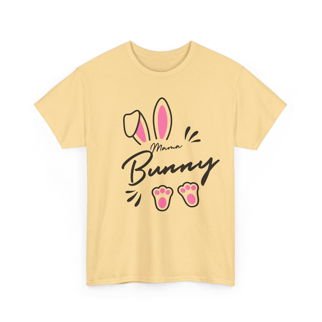 Mama Bunny T-Shirt — Cute Easter Mom Tee with Bunny Ears & Paws