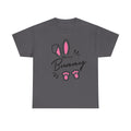 Mama Bunny T-Shirt — Cute Easter Mom Tee with Bunny Ears & Paws